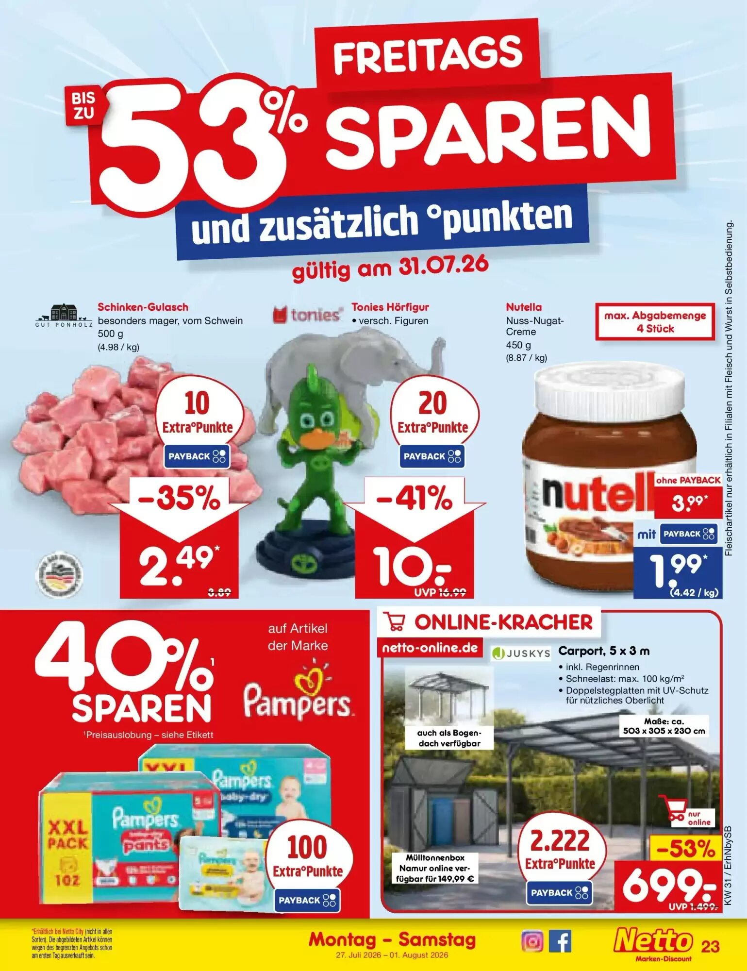 Netto Marken-Discount Prospekt (ab 27.07.2026) zum Blättern - Seite 35