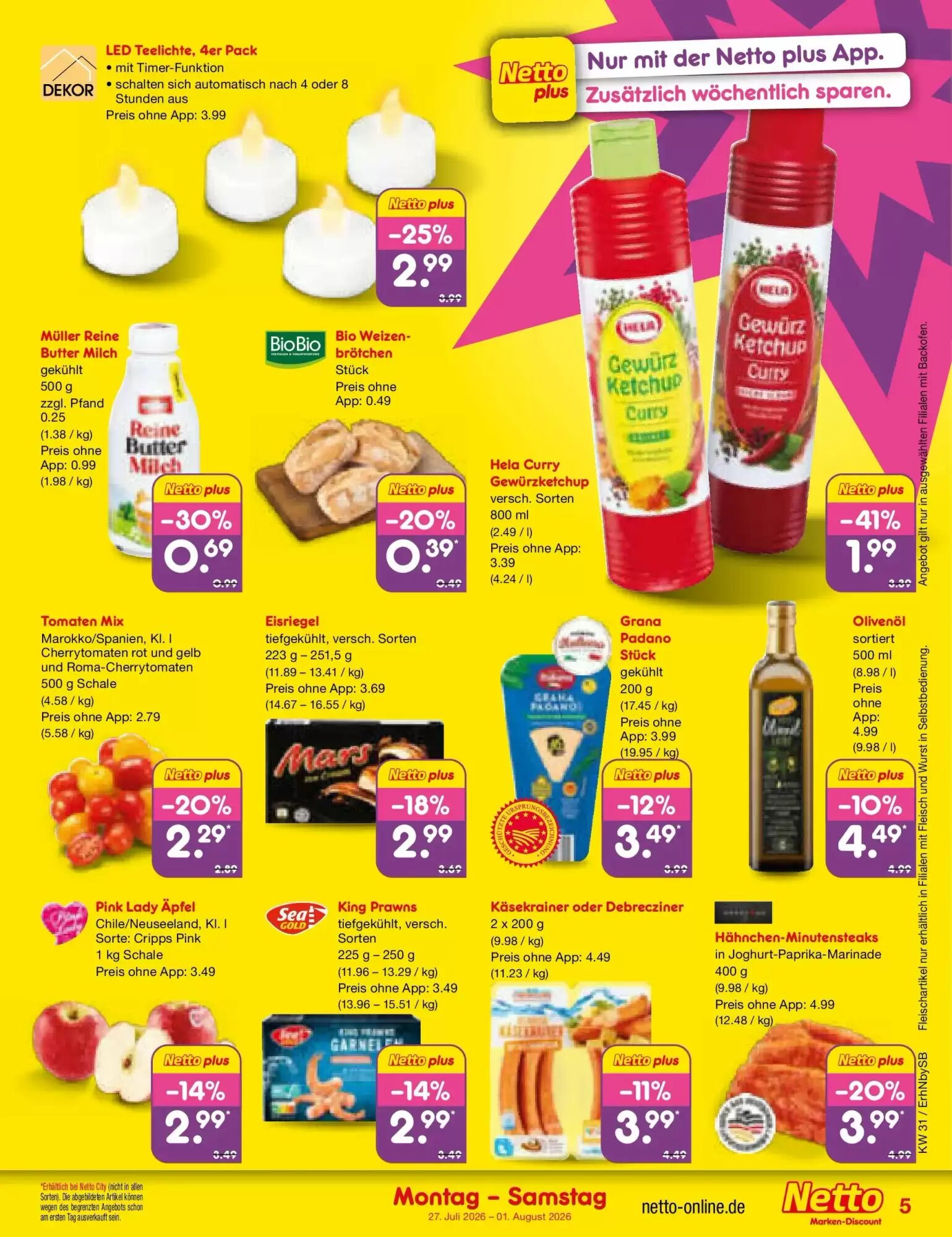 Netto Marken-Discount Prospekt (ab 27.07.2026) zum Blättern - Seite 5