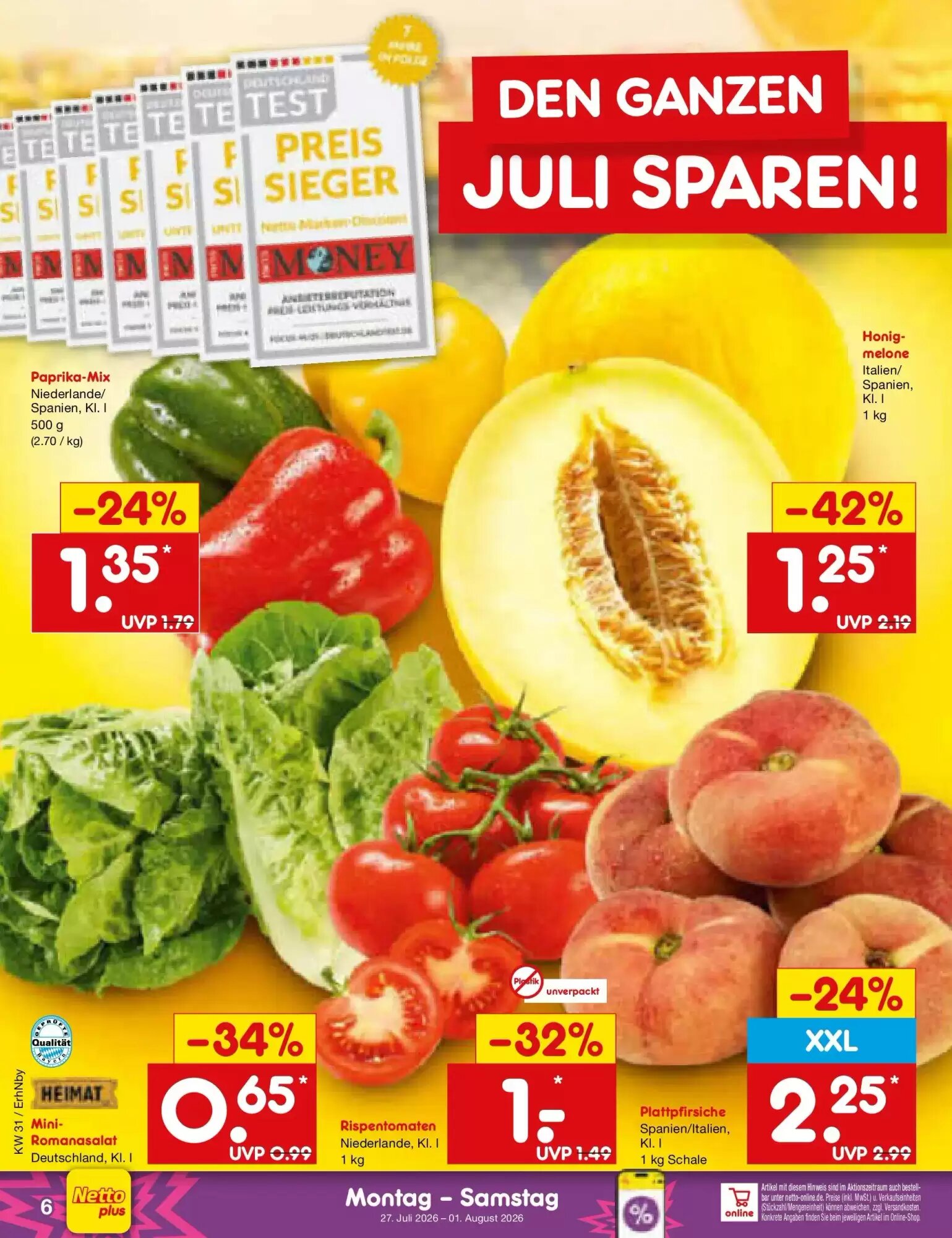 Netto Marken-Discount Prospekt (ab 27.07.2026) zum Blättern - Seite 8