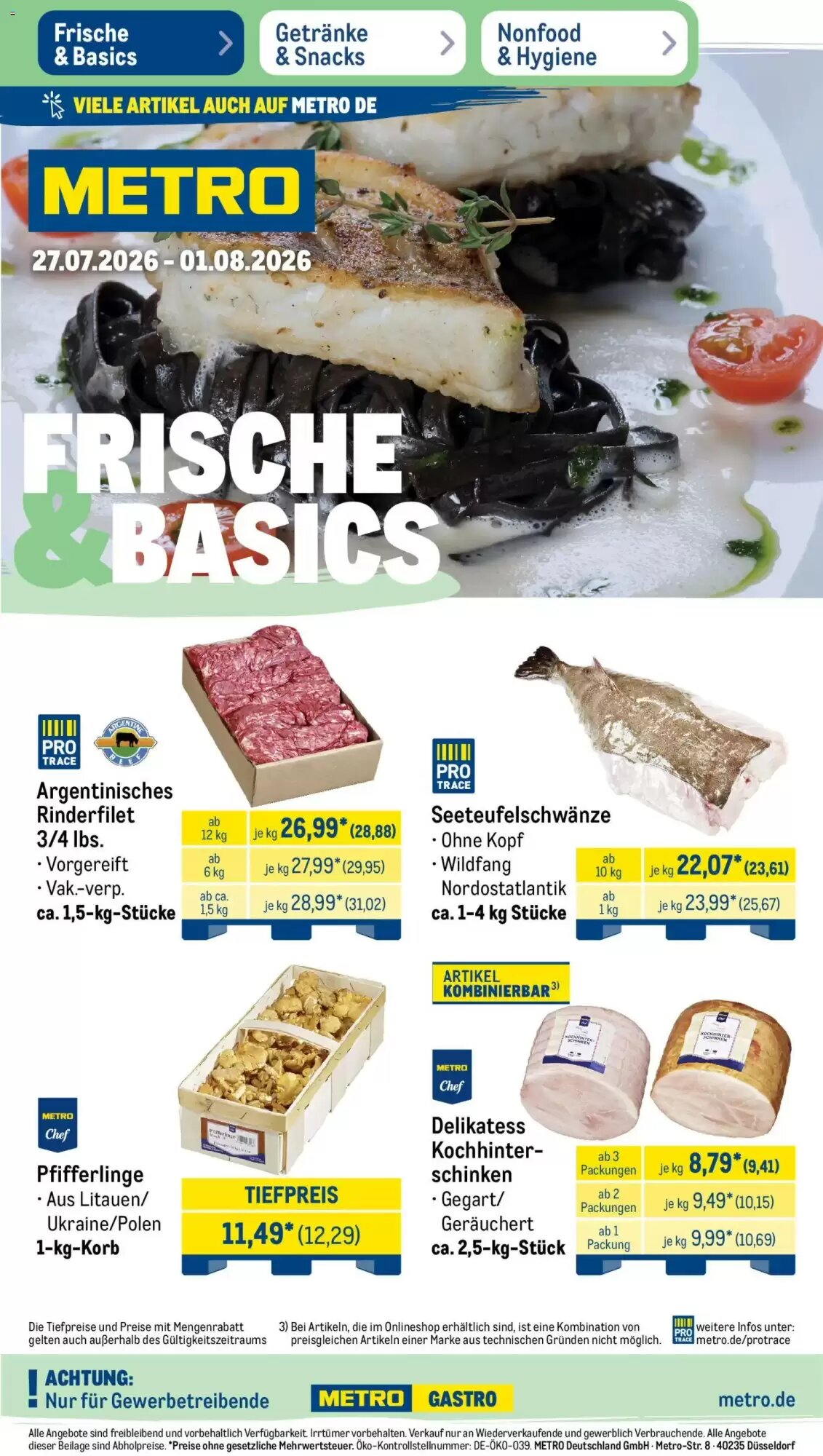 METRO Prospekt (ab 27.07.2026) zum Blättern - Seite 1
