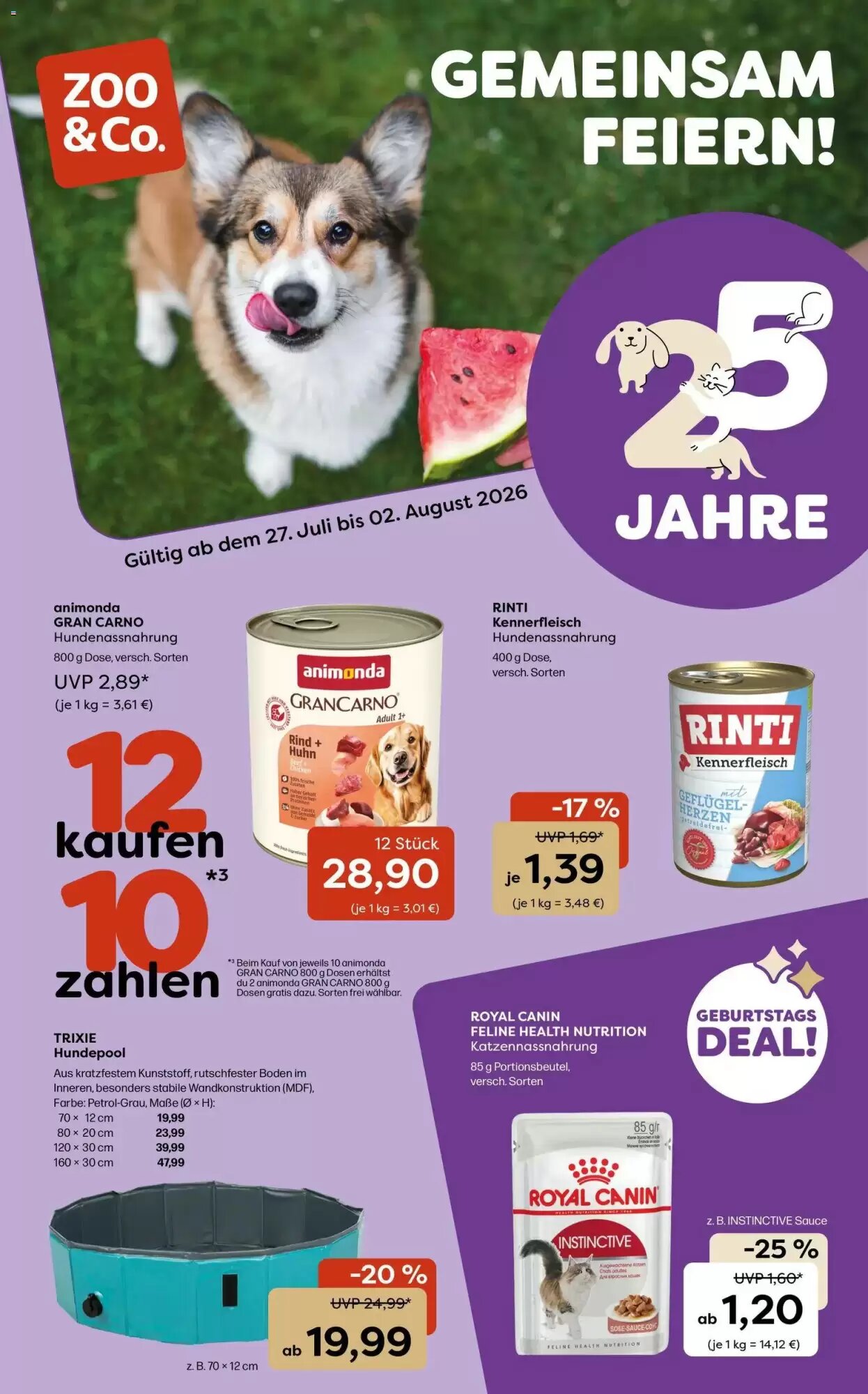 Zoo & Co Prospekt (ab 27.07.2026) zum Blättern - Seite 1