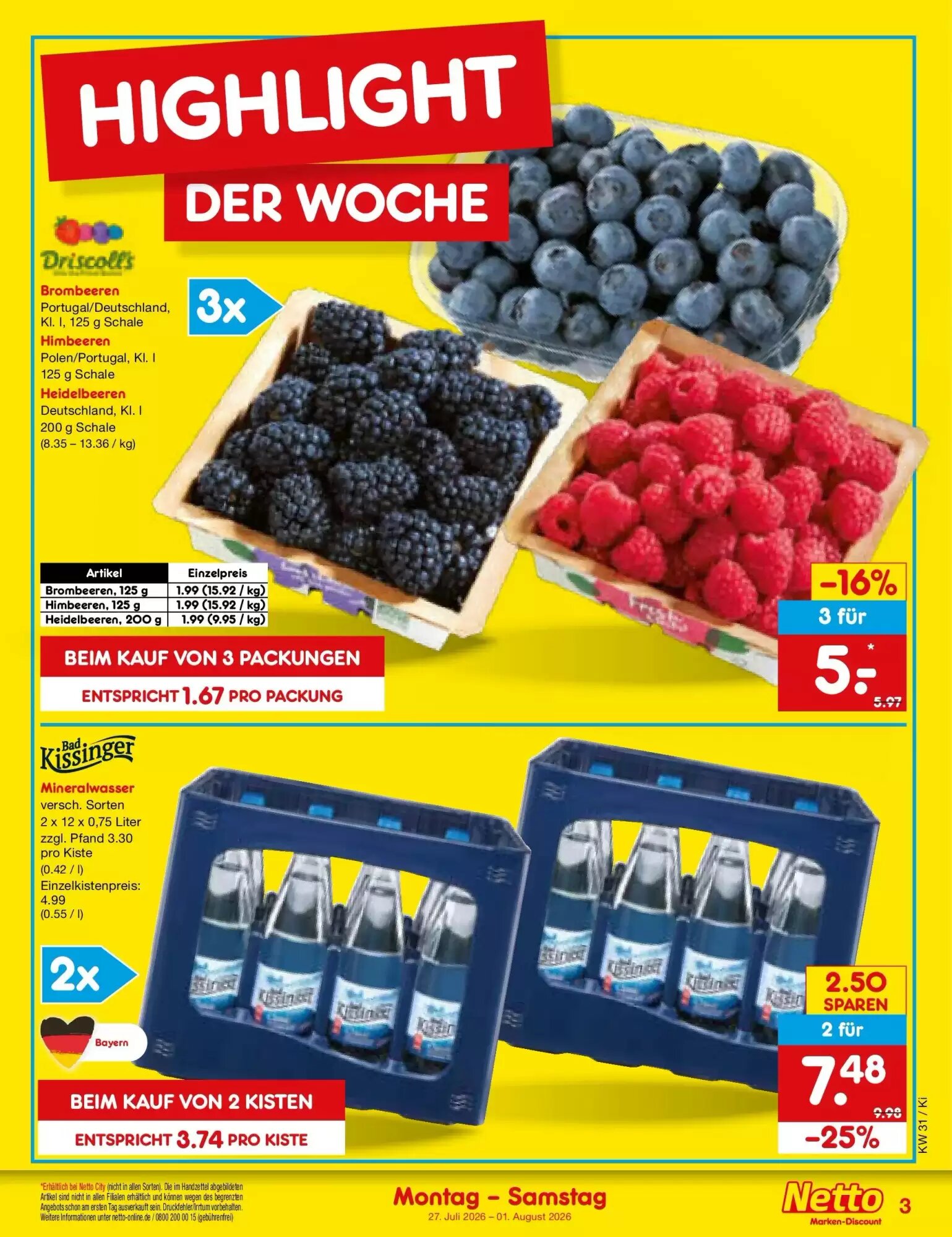 Netto Marken-Discount Prospekt (ab 27.07.2026) zum Blättern - Seite 3