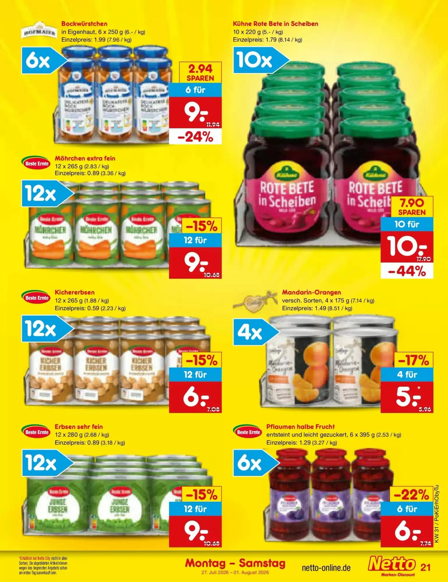 Netto Marken-Discount Prospekt (ab 27.07.2026) zum Blättern - Seite 33