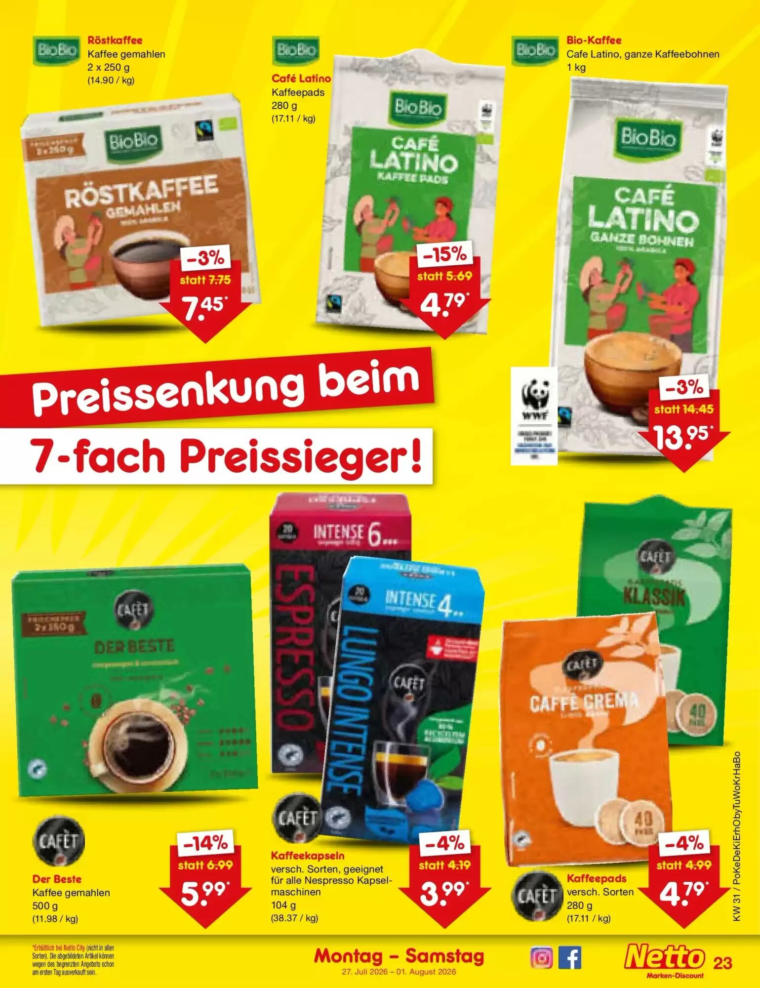 Netto Marken-Discount Prospekt (ab 27.07.2026) zum Blättern - Seite 35