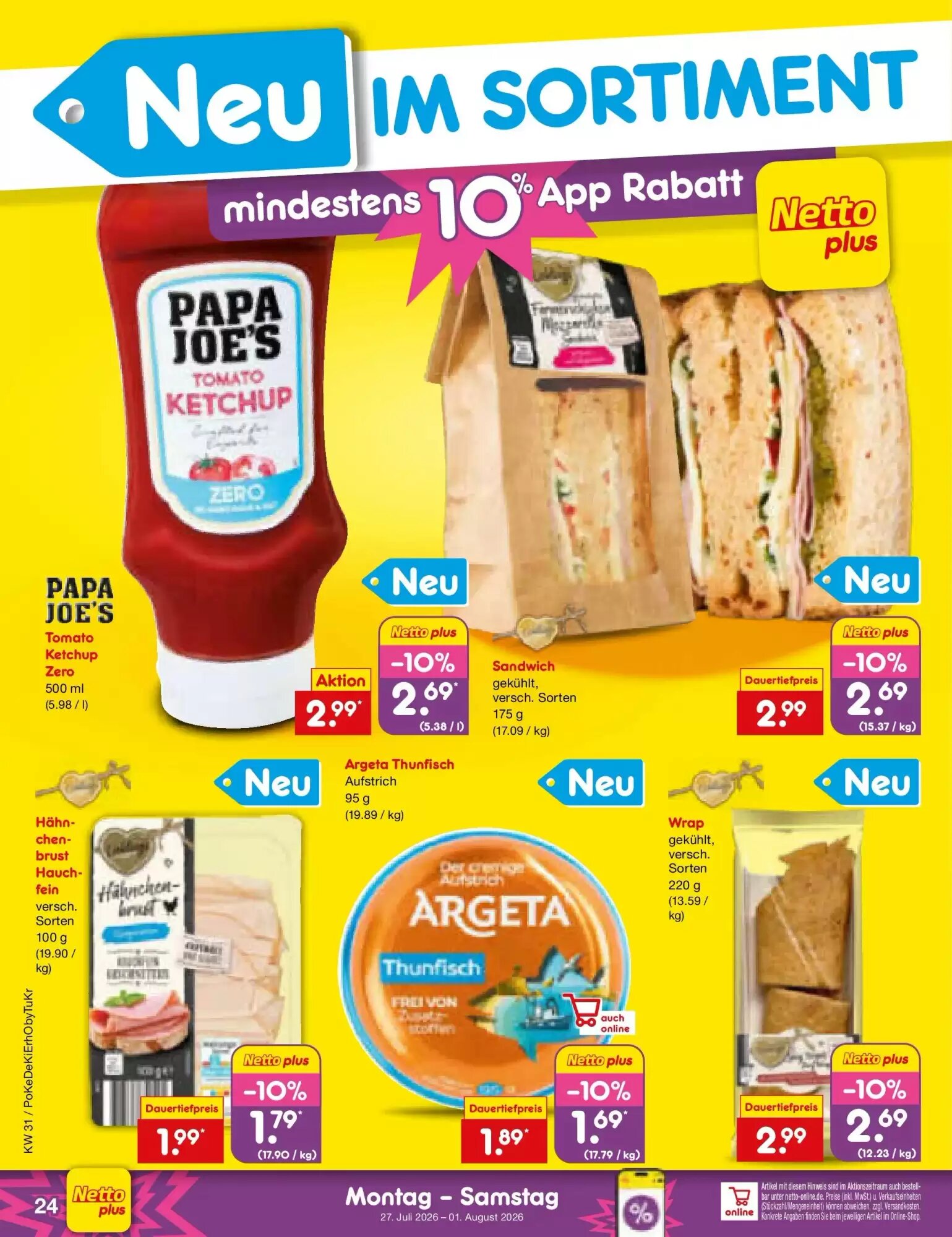 Netto Marken-Discount Prospekt (ab 27.07.2026) zum Blättern - Seite 38
