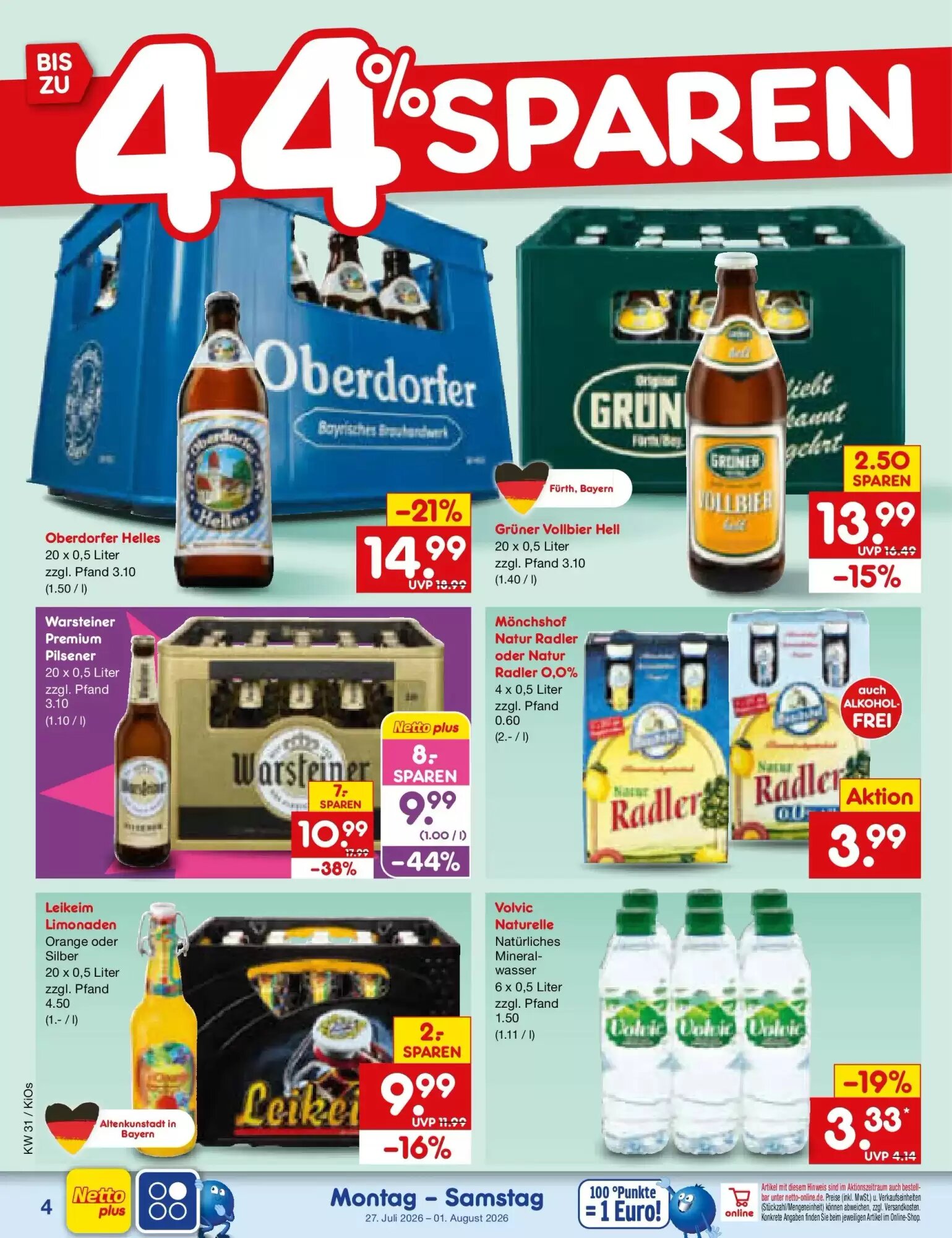 Netto Marken-Discount Prospekt (ab 27.07.2026) zum Blättern - Seite 4