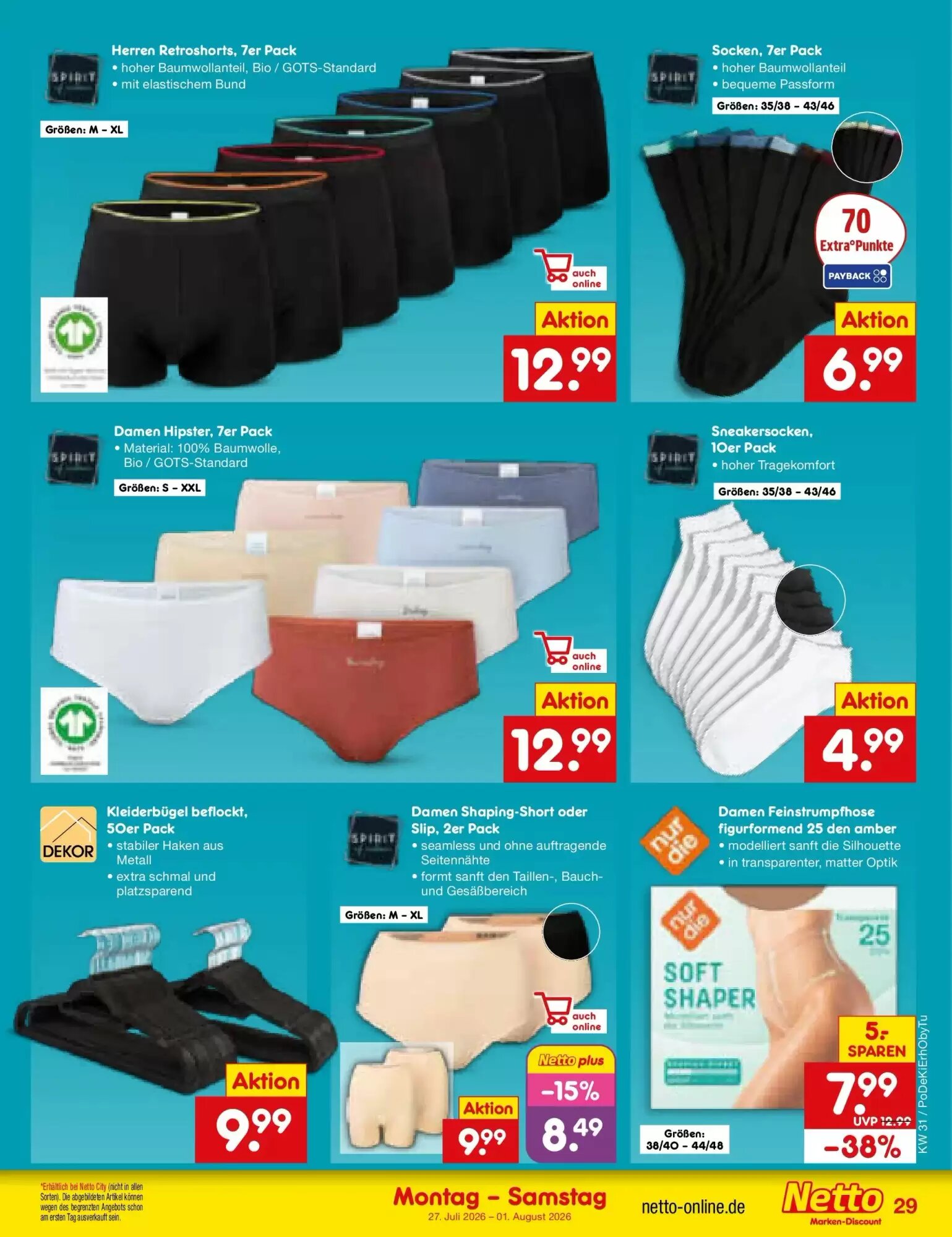 Netto Marken-Discount Prospekt (ab 27.07.2026) zum Blättern - Seite 44