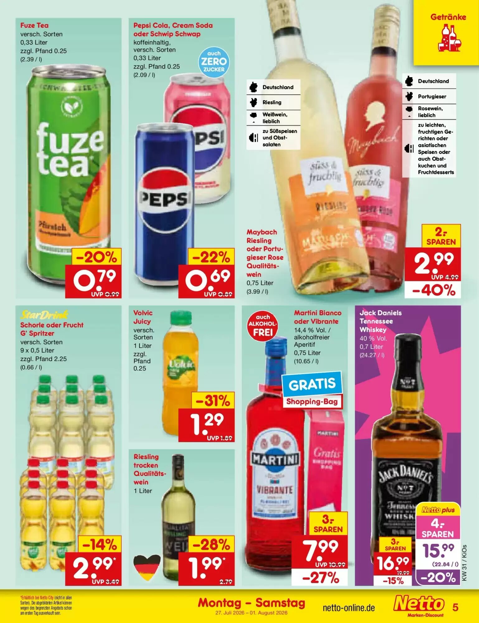 Netto Marken-Discount Prospekt (ab 27.07.2026) zum Blättern - Seite 5