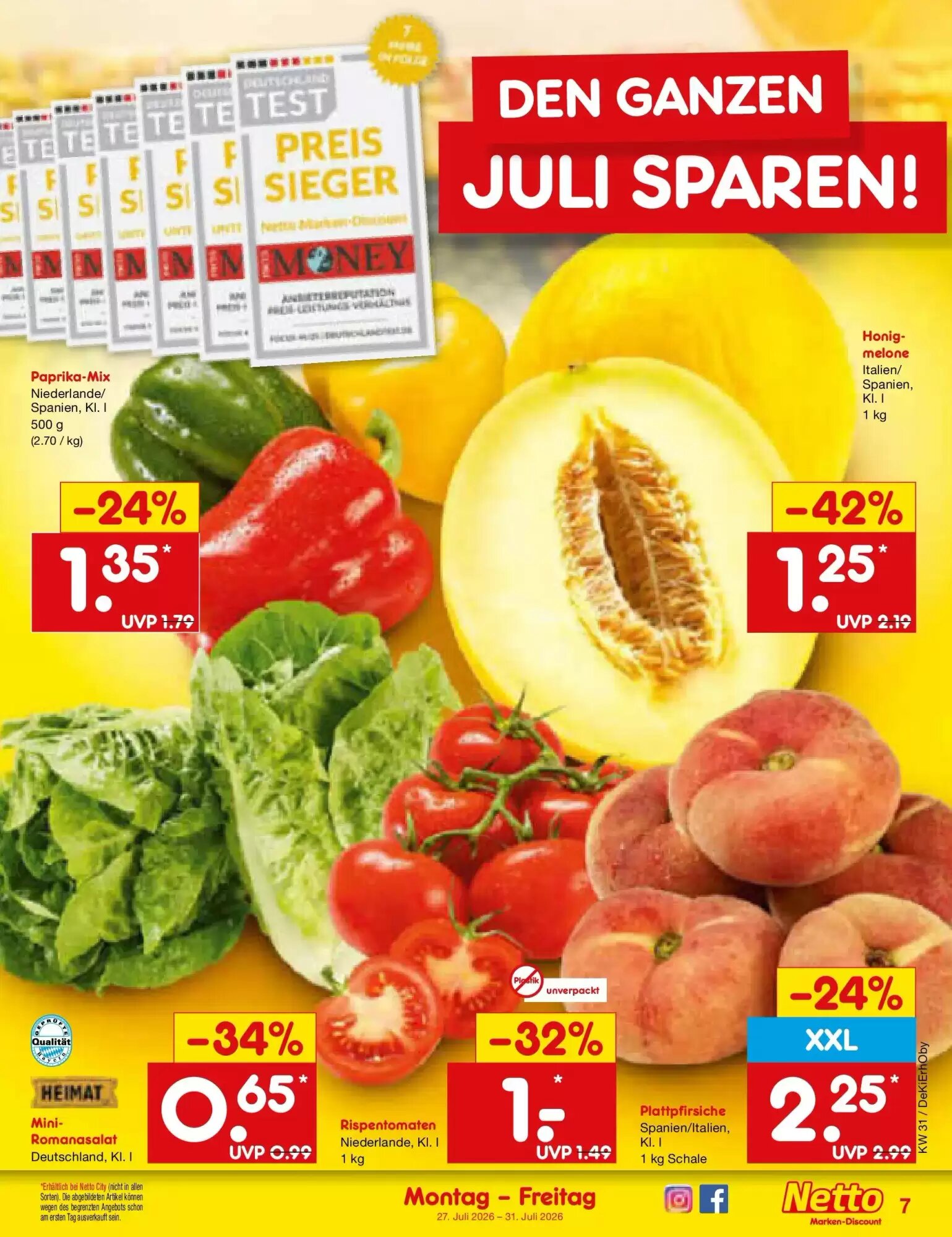 Netto Marken-Discount Prospekt (ab 27.07.2026) zum Blättern - Seite 9