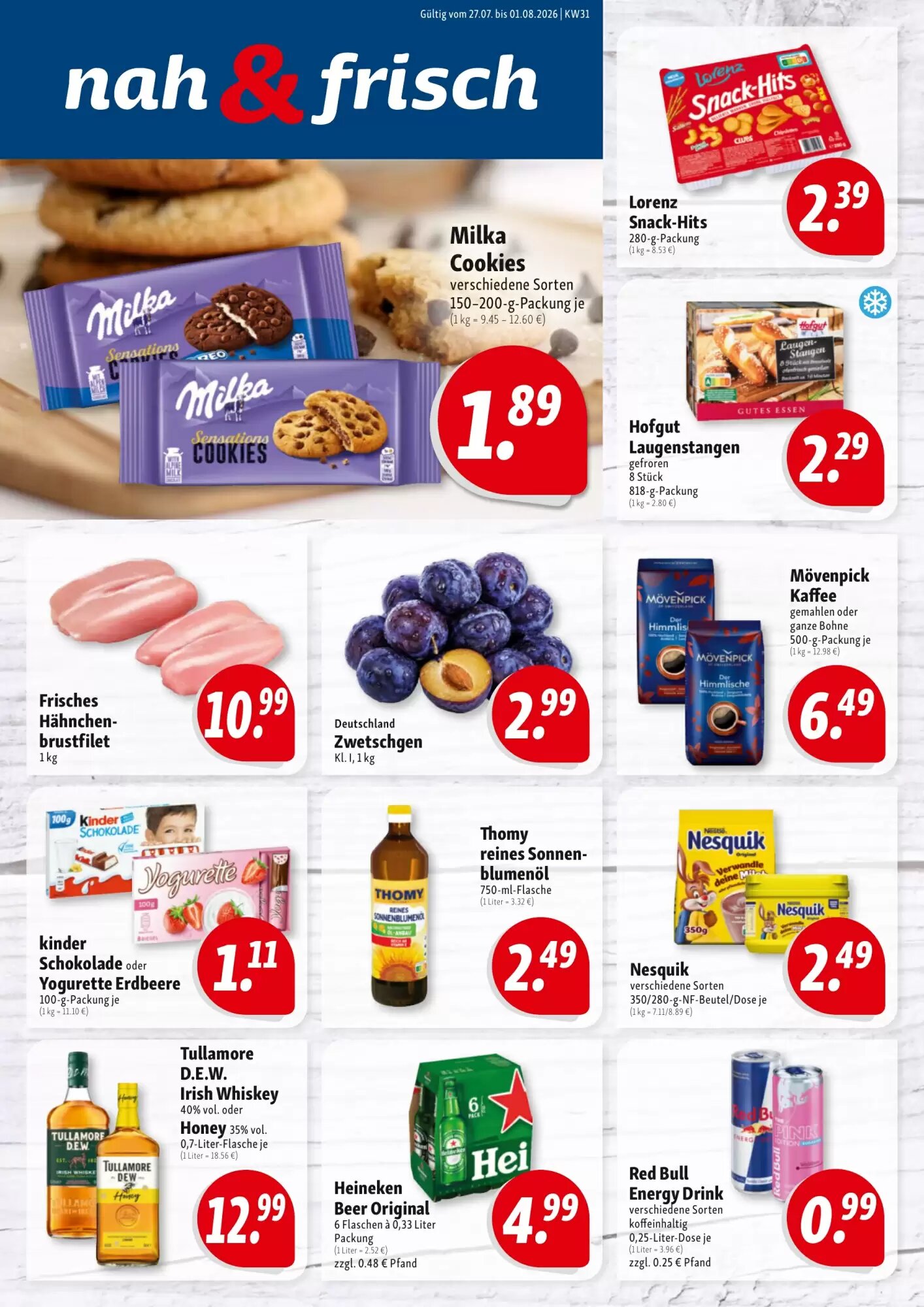Nah & Frisch Prospekt (ab 27.07.2026) zum Blättern - Seite 1