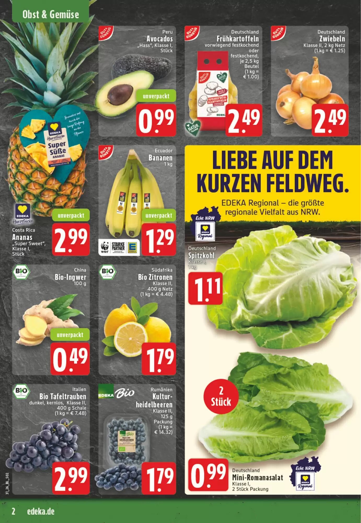 EDEKA Vogl Prospekt (ab 27.07.2026) zum Blättern - Seite 2