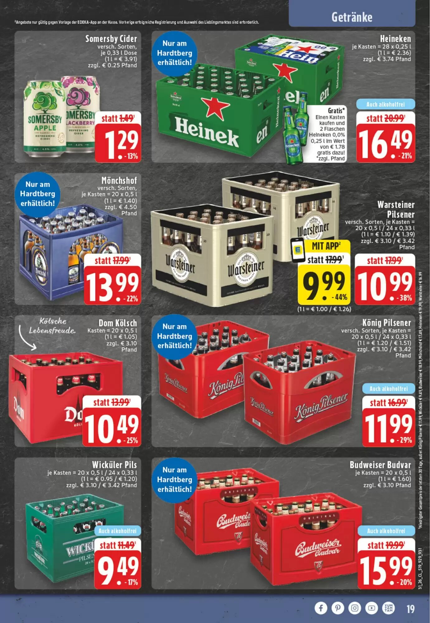 EDEKA Vogl Prospekt (ab 27.07.2026) zum Blättern - Seite 21