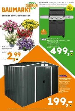 Globus Baumarkt Prospekt (ab 27.07.2026) zum Blättern
