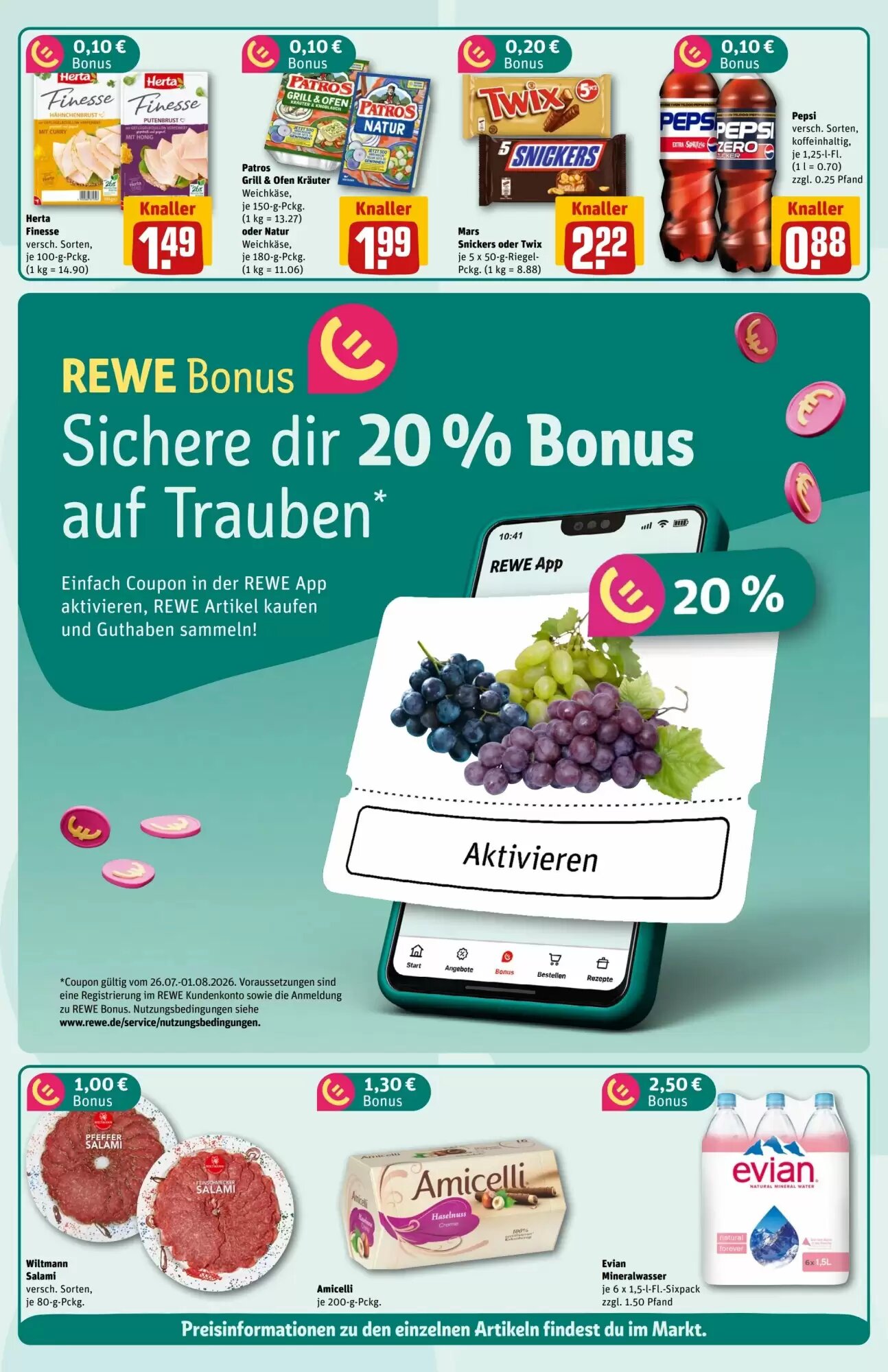 REWE Center Prospekt (ab 27.07.2026) zum Blättern - Seite 2
