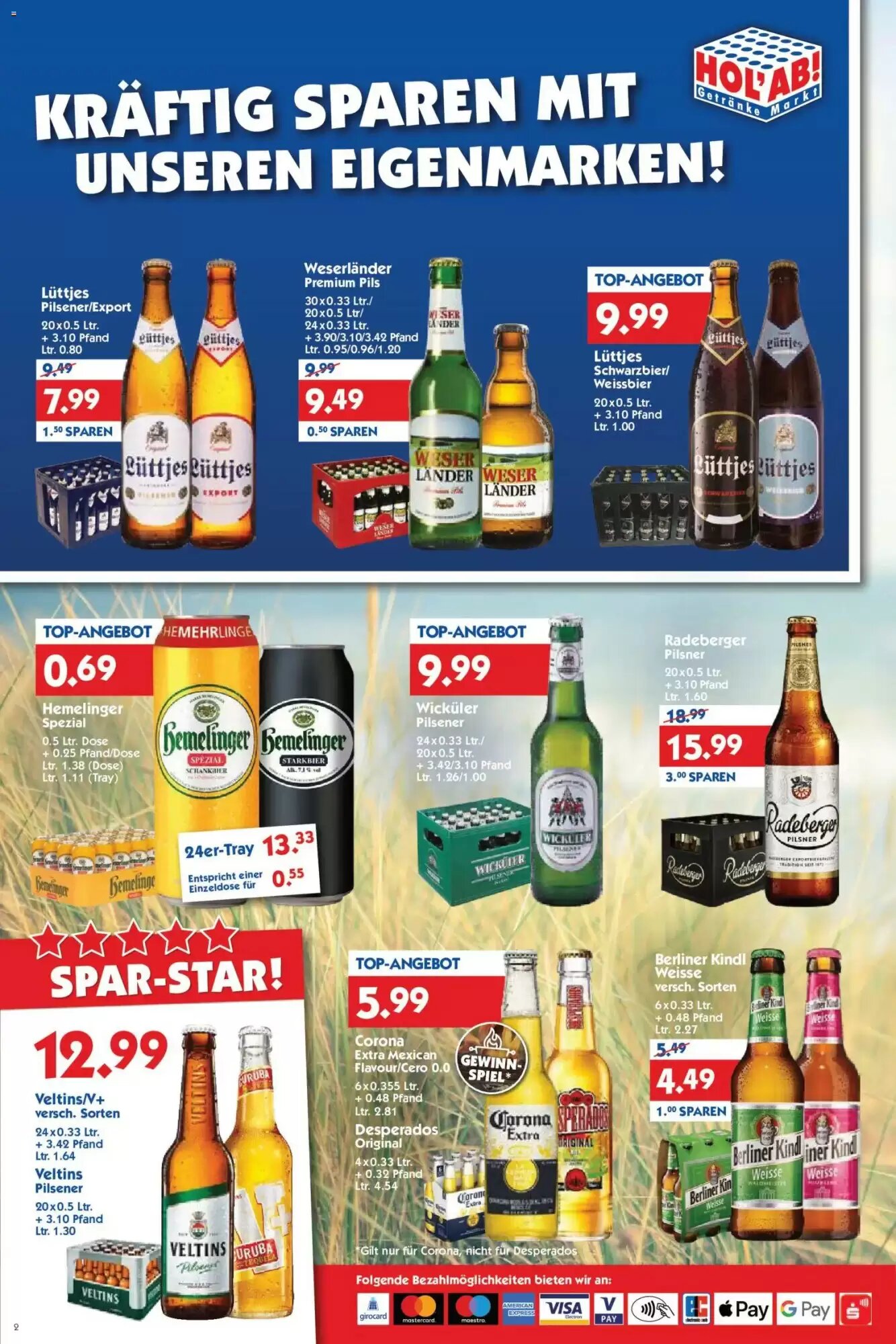 Hol'ab Getränkemarkt Prospekt (ab 27.07.2026) zum Blättern - Seite 2