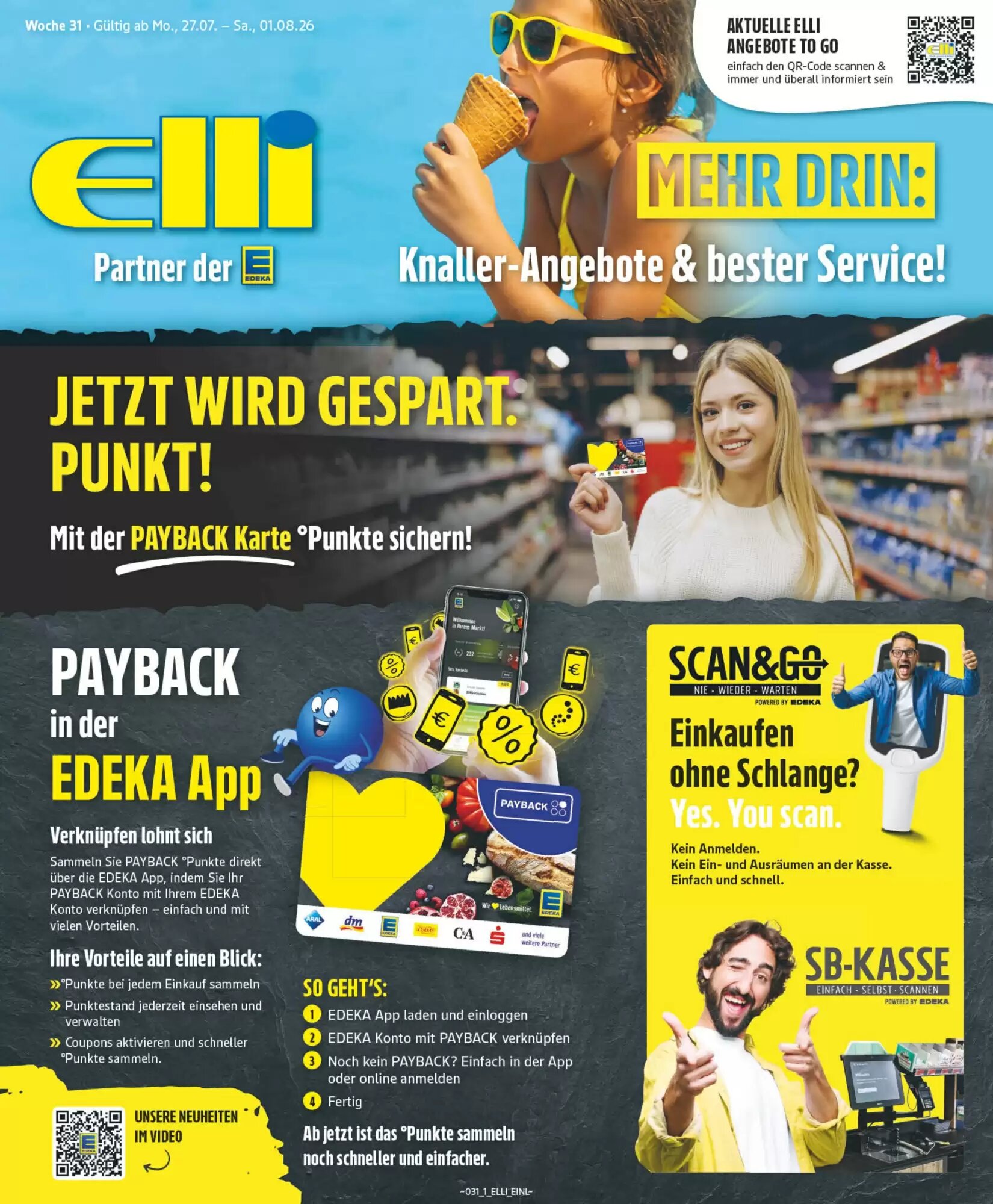 Elli Markt Prospekt (ab 27.07.2026) zum Blättern - Seite 1