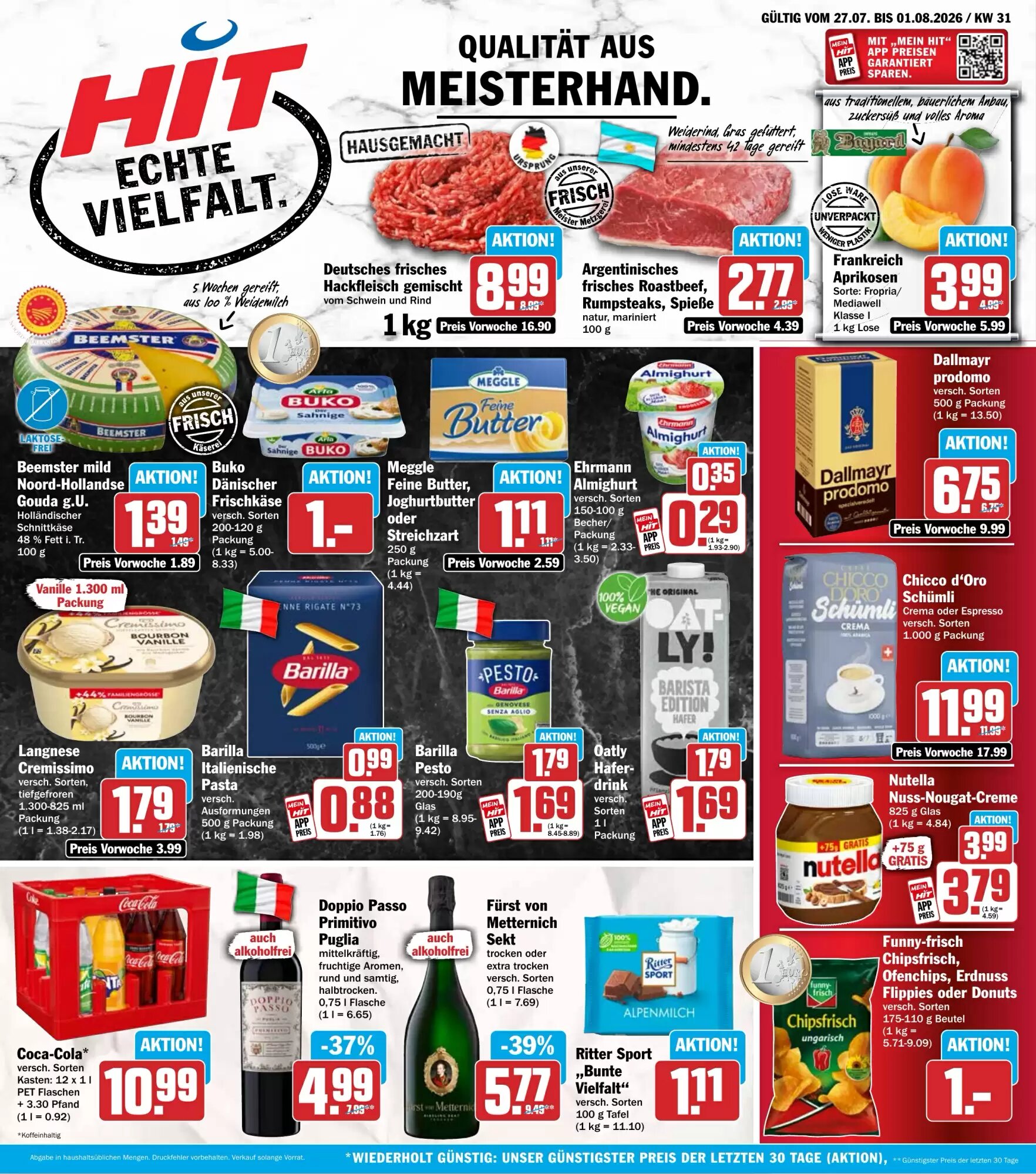 Hit Prospekt (ab 27.07.2026) zum Blättern - Seite 1