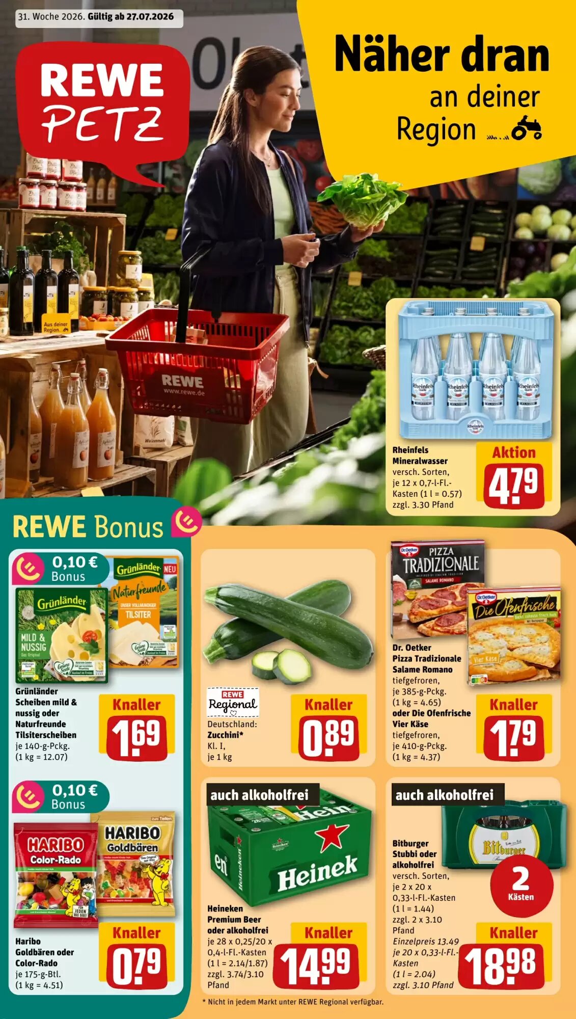 REWE PETZ Prospekt (ab 27.07.2026) zum Blättern - Seite 1