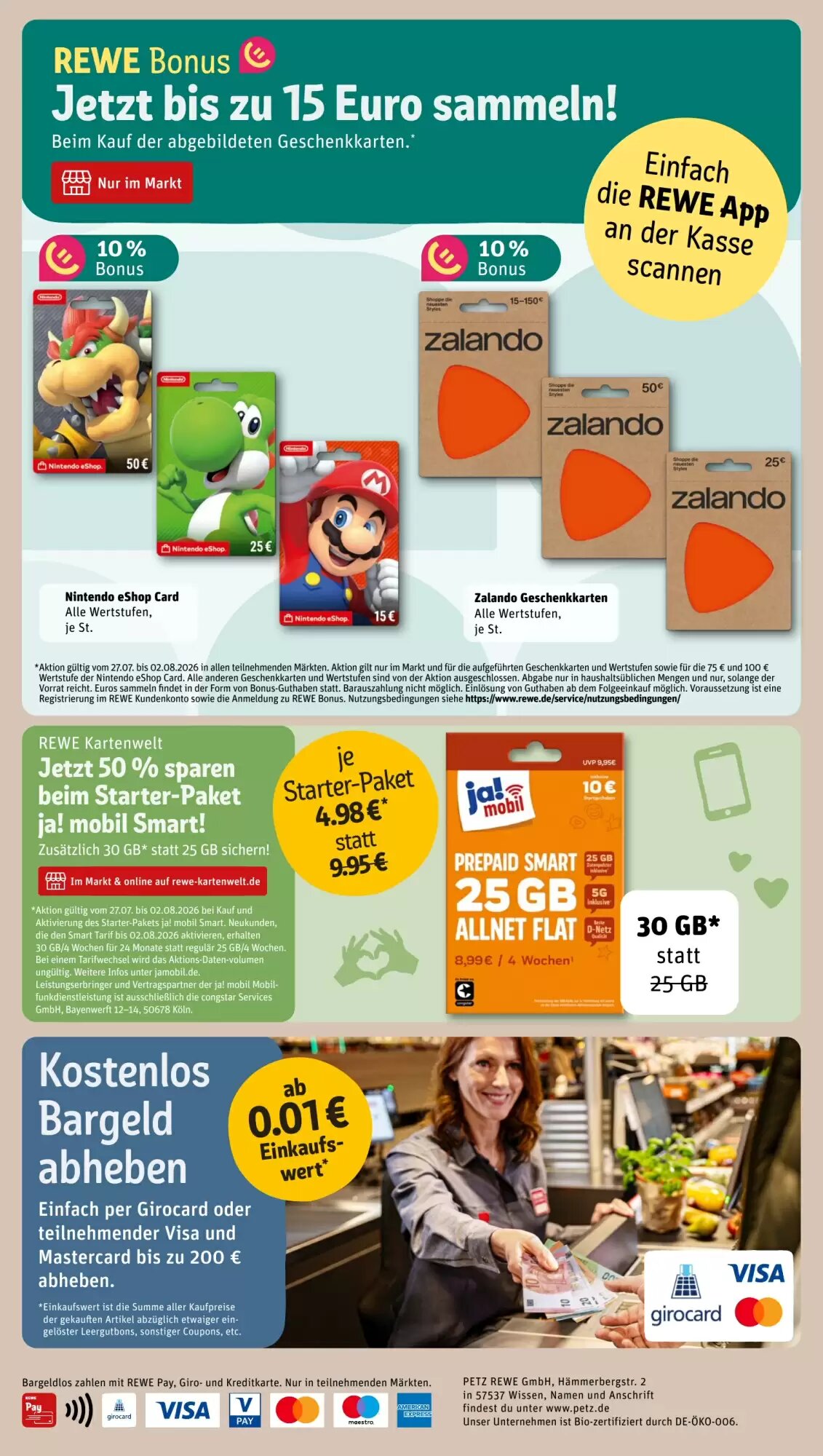 REWE PETZ Prospekt (ab 27.07.2026) zum Blättern - Seite 32