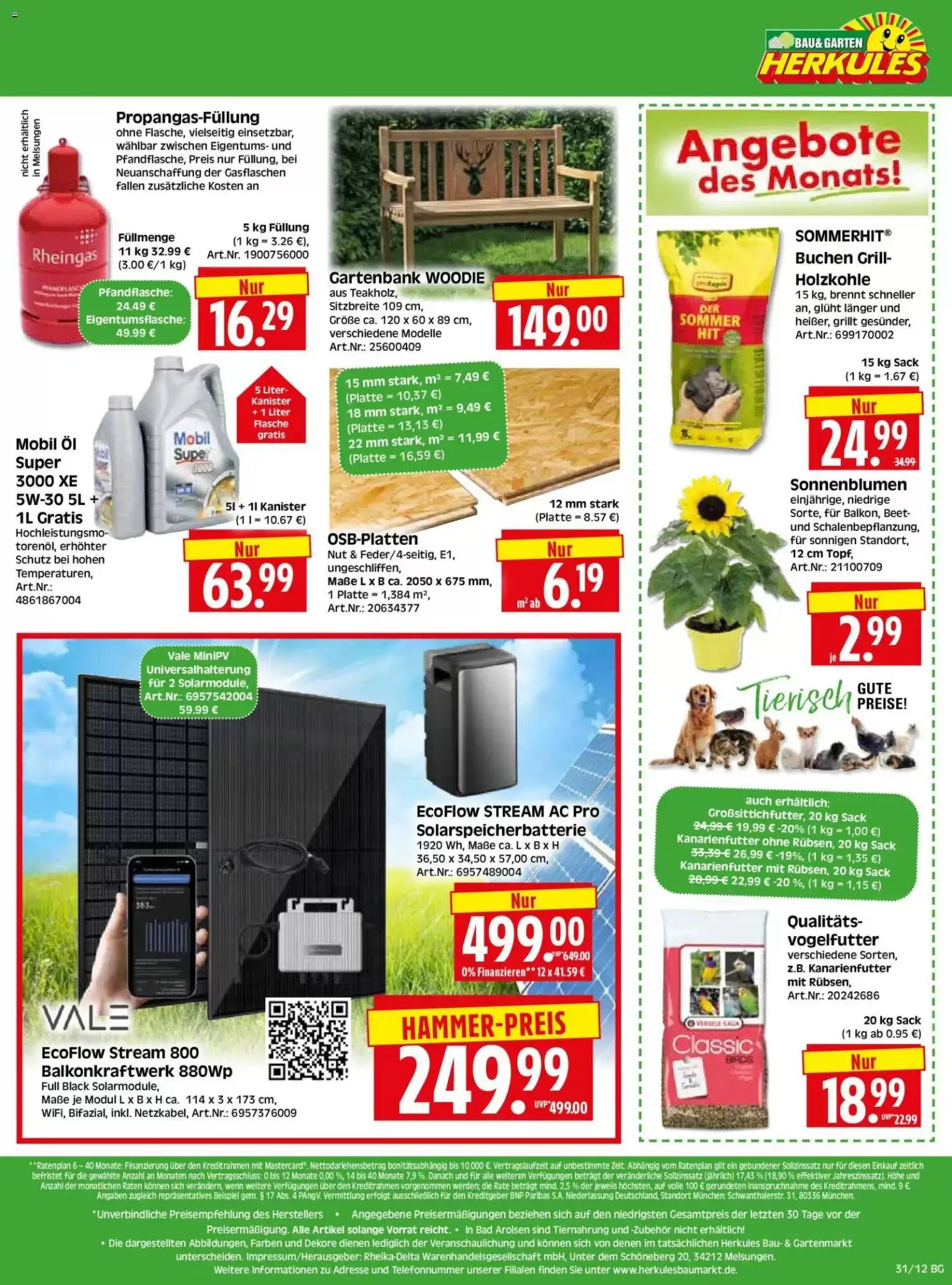 Herkules Baumarkt Prospekt (ab 27.07.2026) zum Blättern - Seite 12