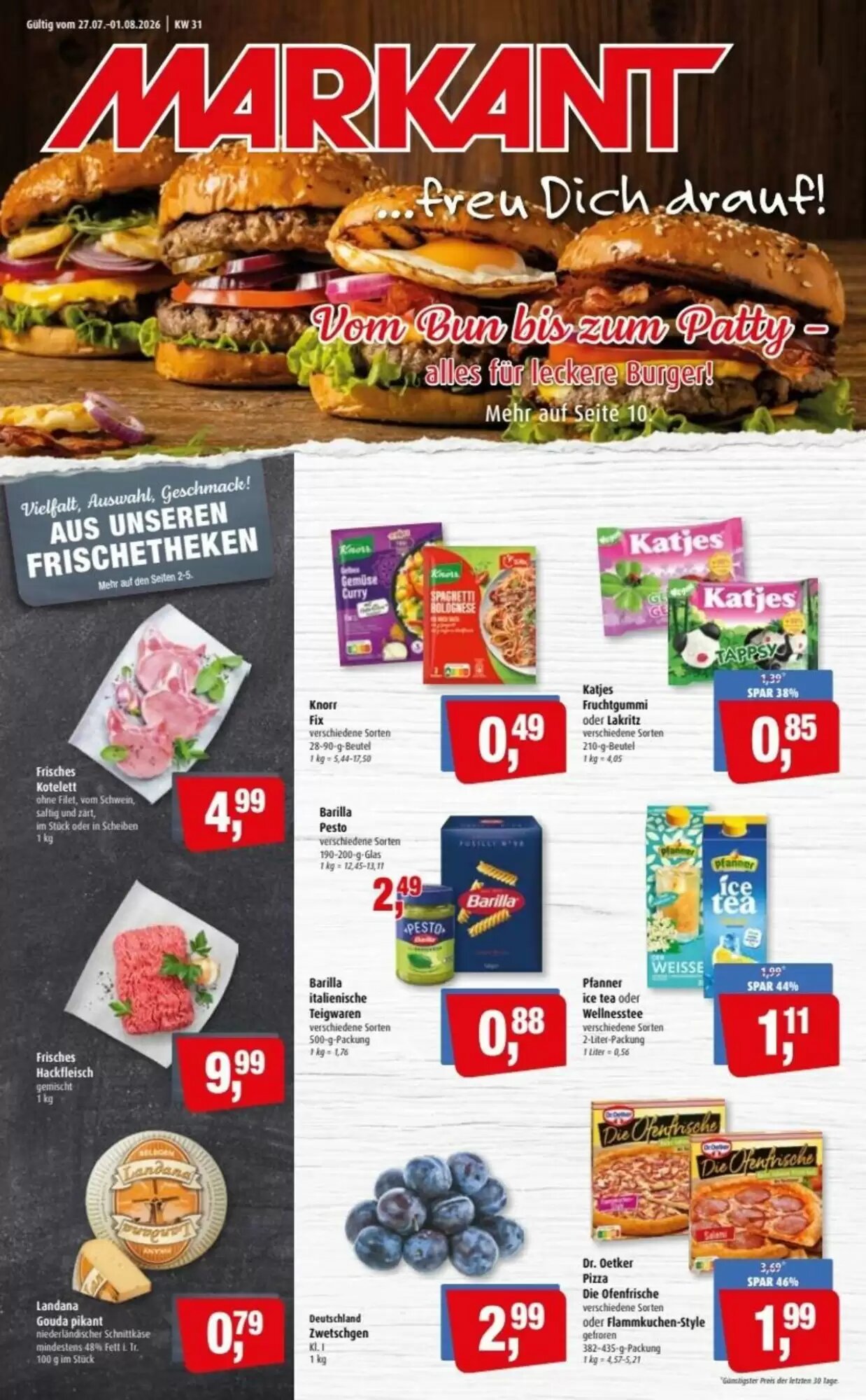 Markant Markt Prospekt (ab 27.07.2026) zum Blättern - Seite 1
