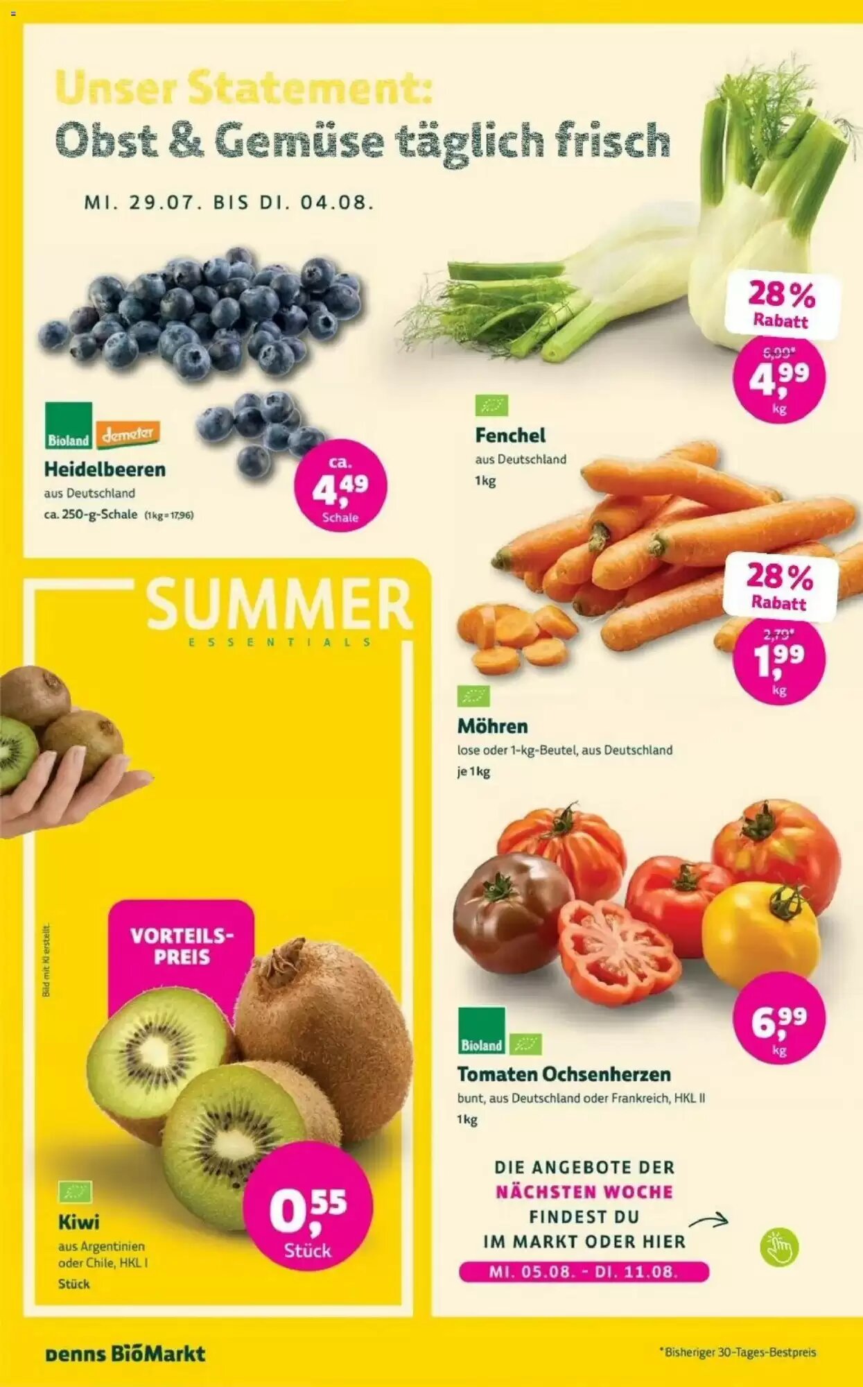 Denns BioMarkt Prospekt (ab 29.07.2026) zum Blättern - Seite 2