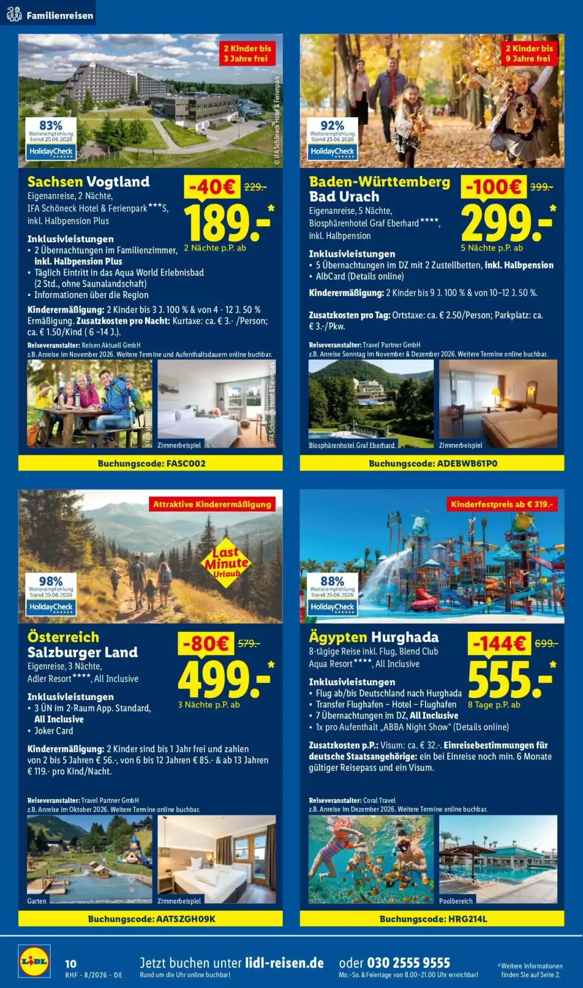 Lidl Reisen Prospekt (ab 29.07.2026) zum Blättern - Seite 10