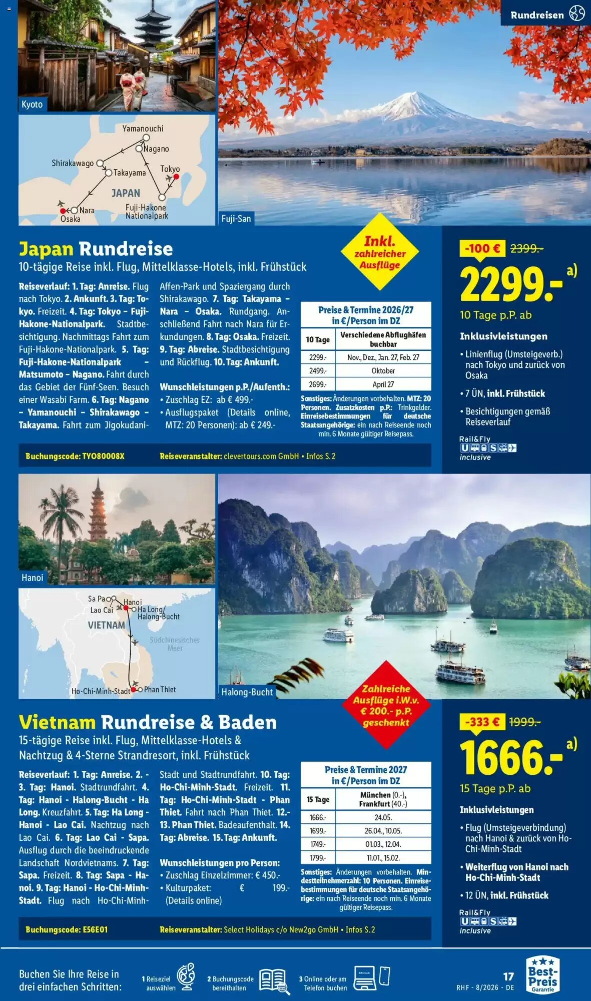 Lidl Reisen Prospekt (ab 29.07.2026) zum Blättern - Seite 17
