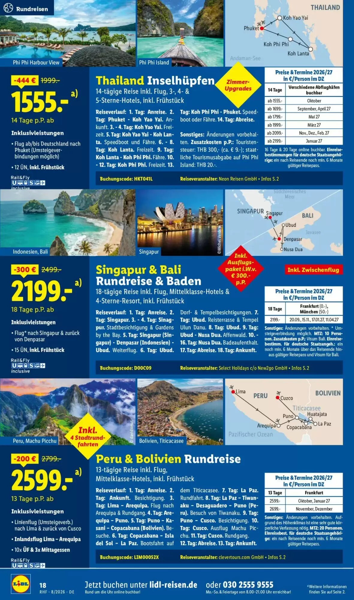 Lidl Reisen Prospekt (ab 29.07.2026) zum Blättern - Seite 18