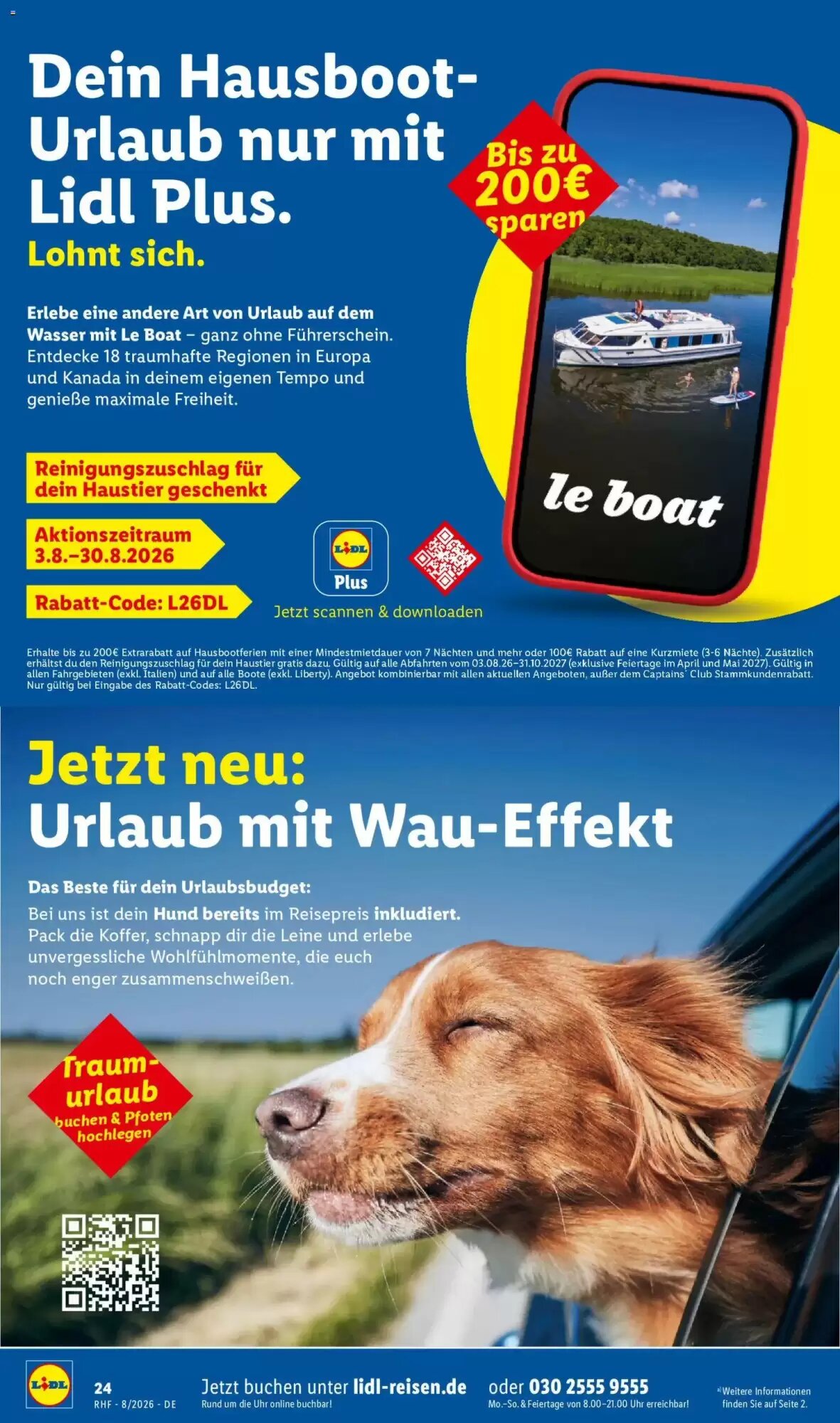 Lidl Reisen Prospekt (ab 29.07.2026) zum Blättern - Seite 24