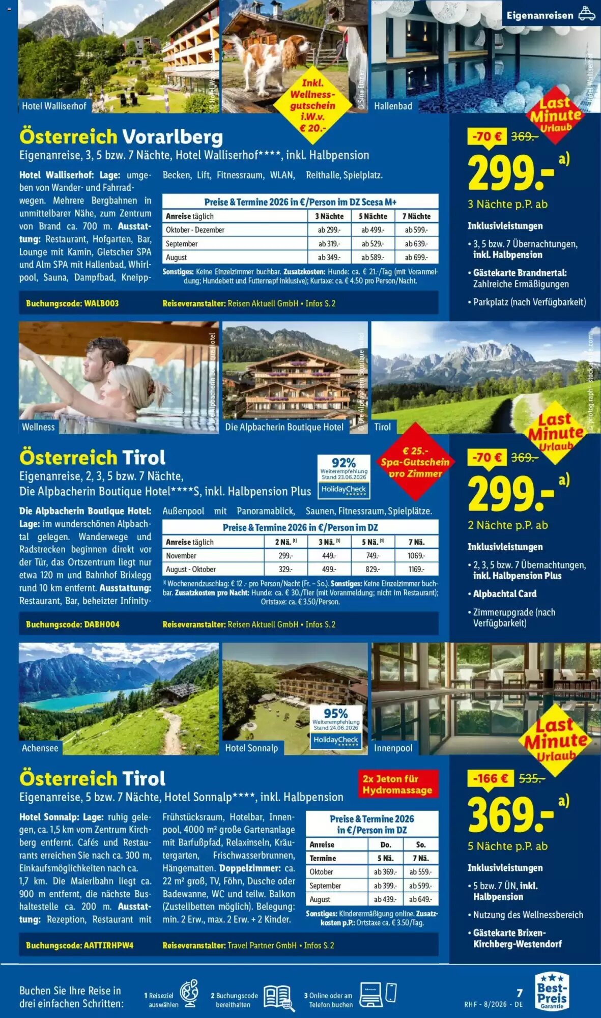 Lidl Reisen Prospekt (ab 29.07.2026) zum Blättern - Seite 7