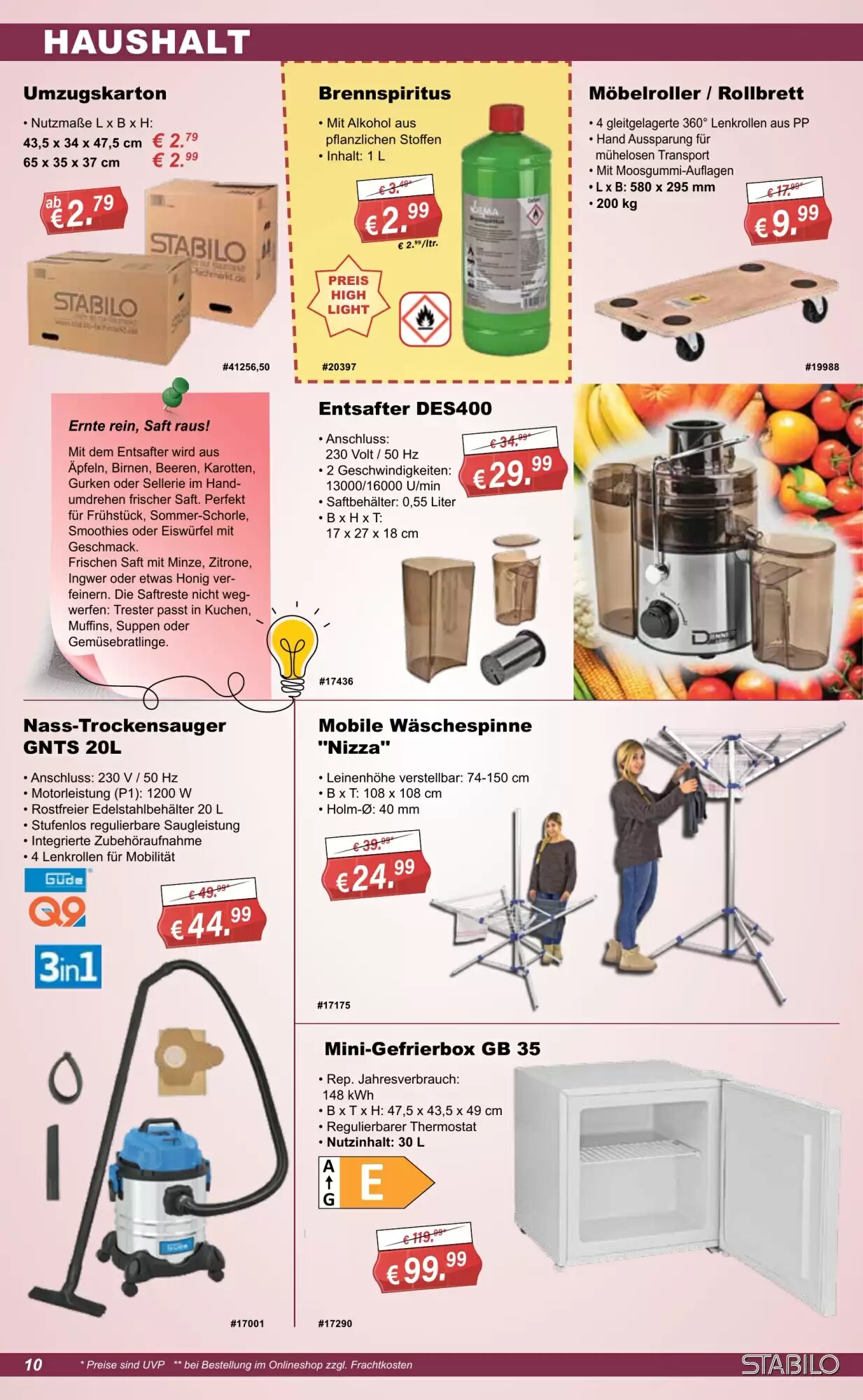 Stabilo Fachmarkt Prospekt (ab 29.07.2026) zum Blättern - Seite 10