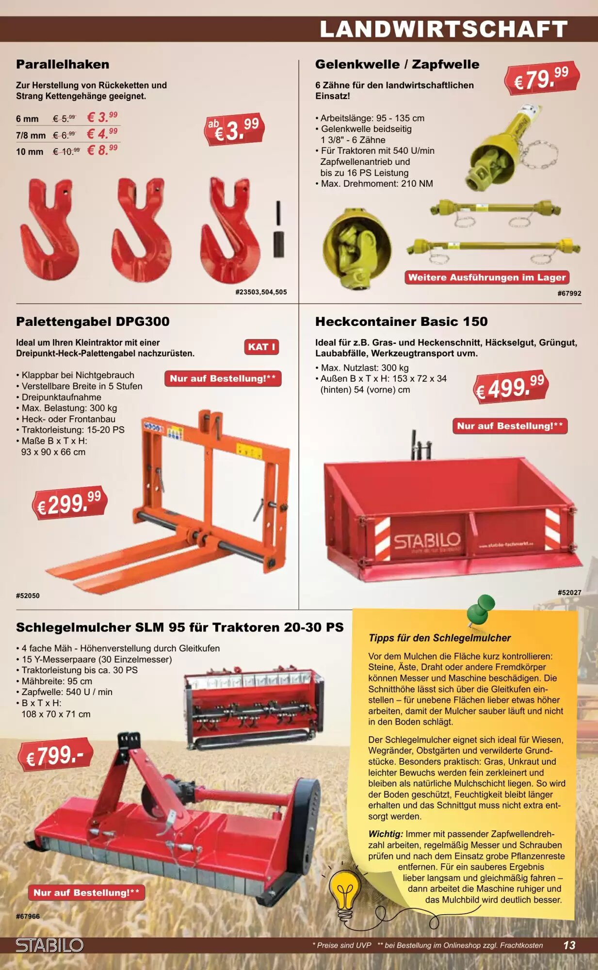 Stabilo Fachmarkt Prospekt (ab 29.07.2026) zum Blättern - Seite 13