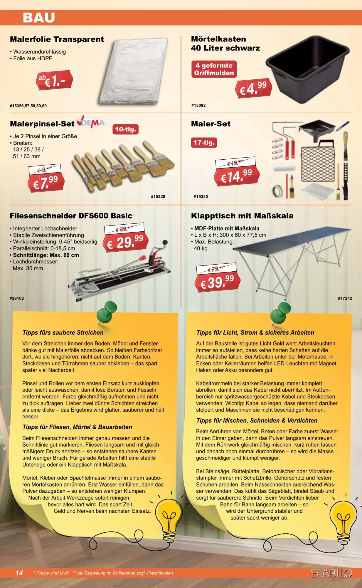 Stabilo Fachmarkt Prospekt (ab 29.07.2026) zum Blättern - Seite 14