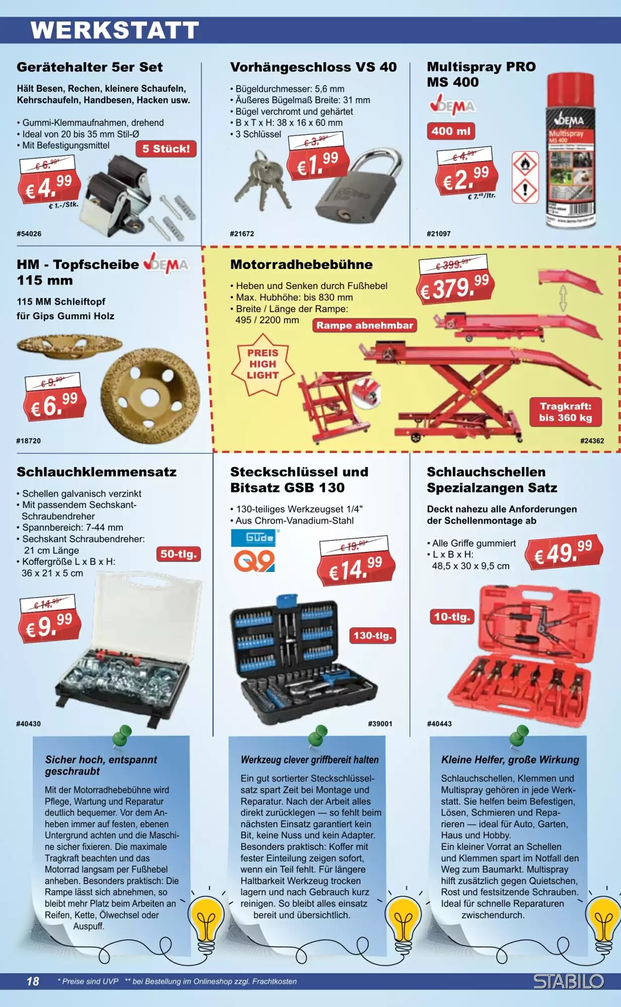 Stabilo Fachmarkt Prospekt (ab 29.07.2026) zum Blättern - Seite 18