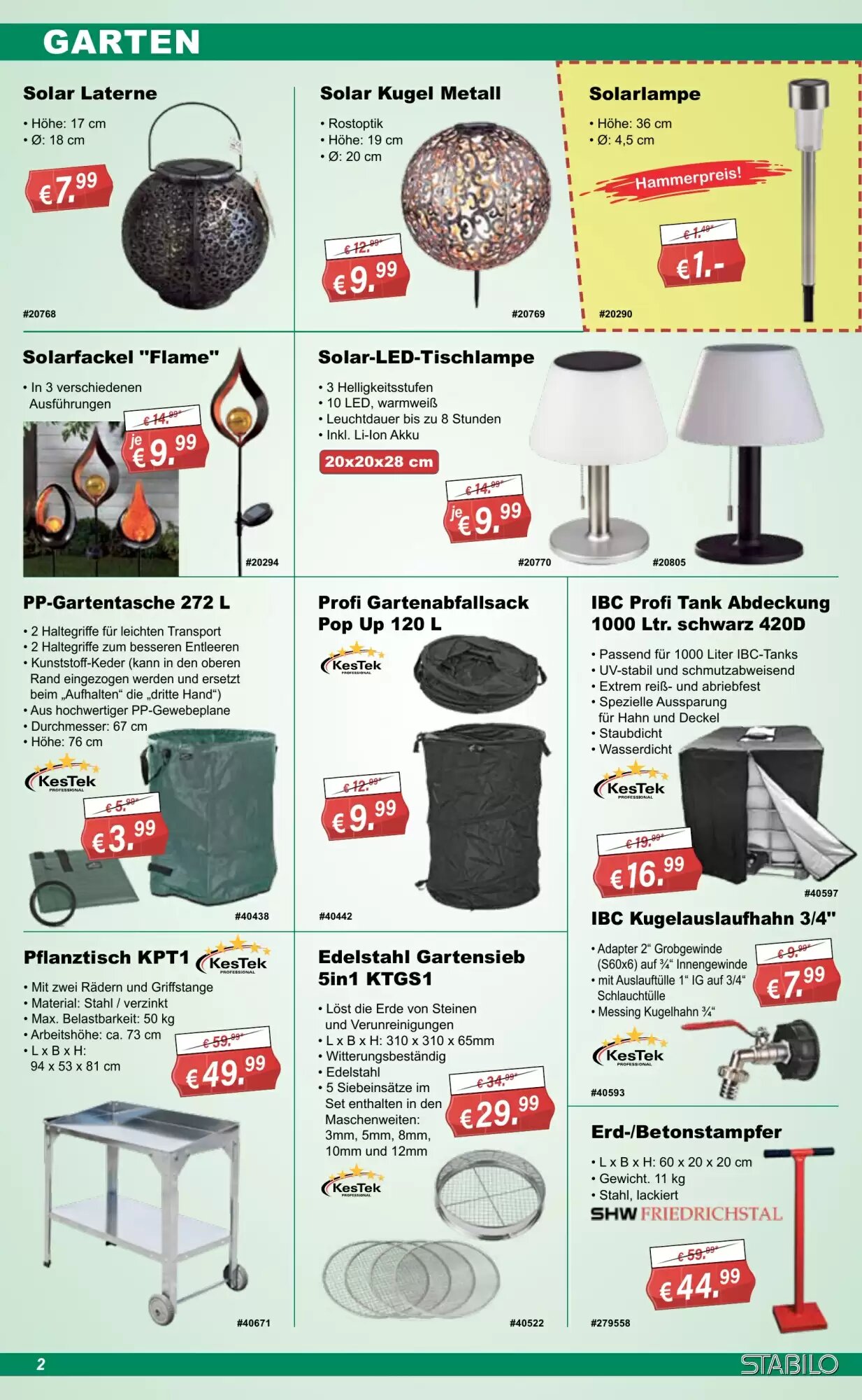 Stabilo Fachmarkt Prospekt (ab 29.07.2026) zum Blättern - Seite 2
