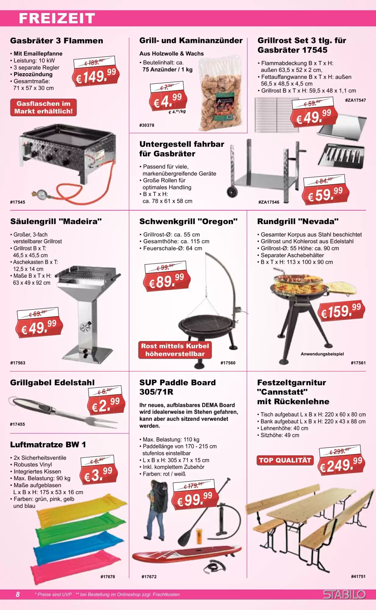 Stabilo Fachmarkt Prospekt (ab 29.07.2026) zum Blättern - Seite 8