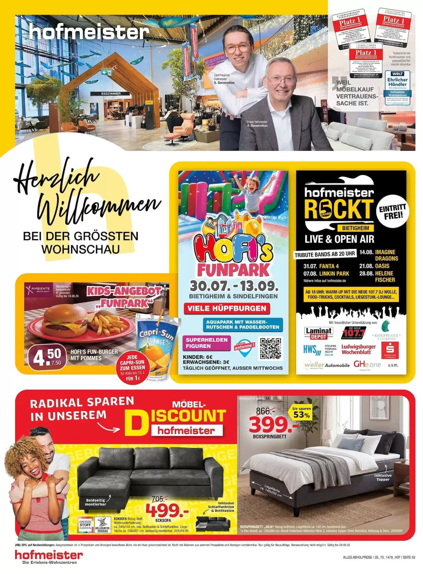 Hofmeister Prospekt (ab 29.07.2026) zum Blättern - Seite 2