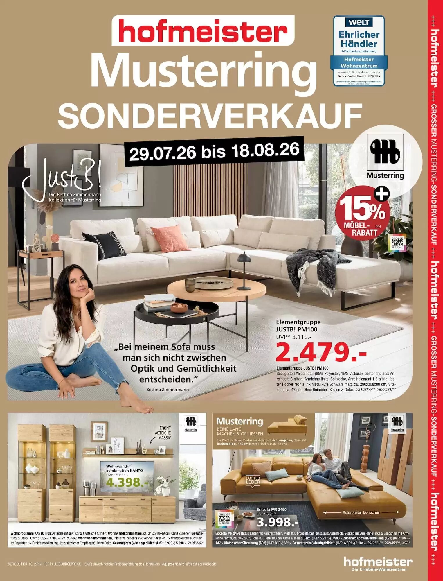 Hofmeister Prospekt (ab 29.07.2026) zum Blättern - Seite 5