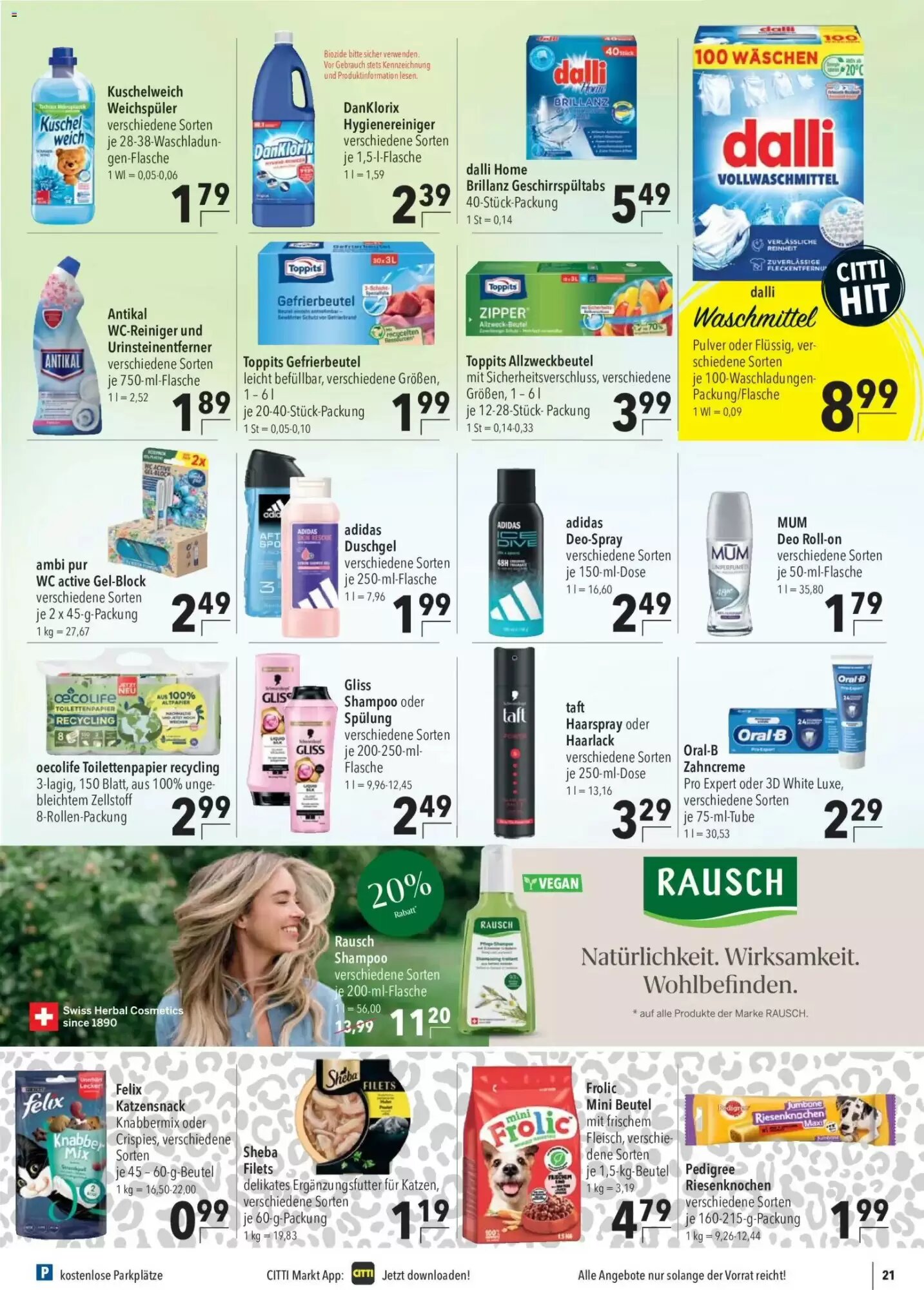 CITTI Markt Prospekt (ab 29.07.2026) zum Blättern - Seite 23