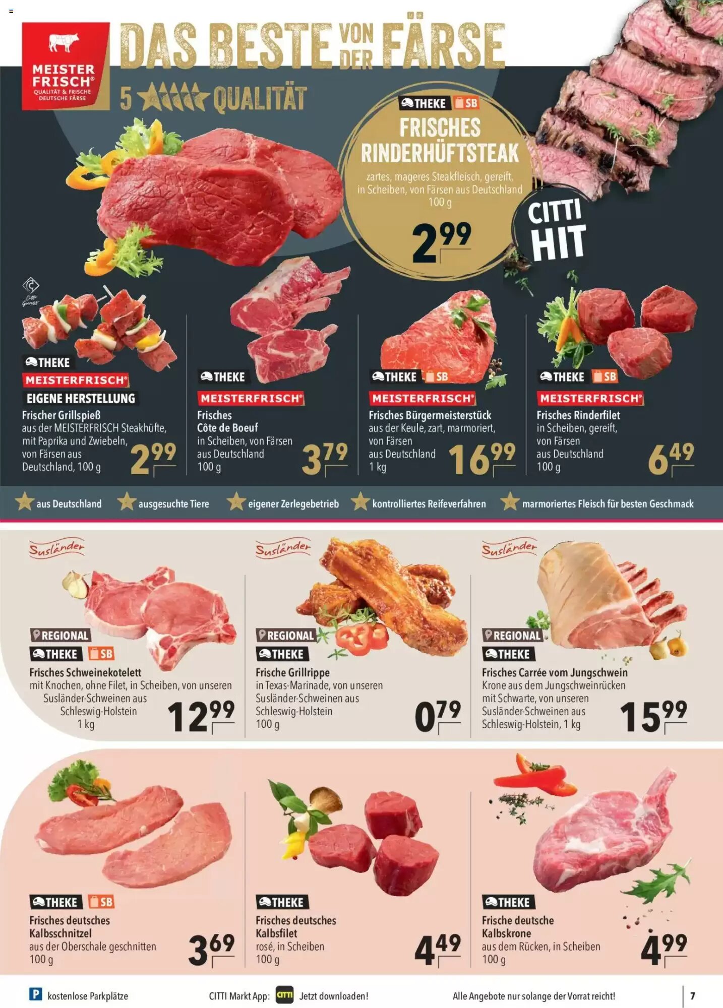 CITTI Markt Prospekt (ab 29.07.2026) zum Blättern - Seite 7