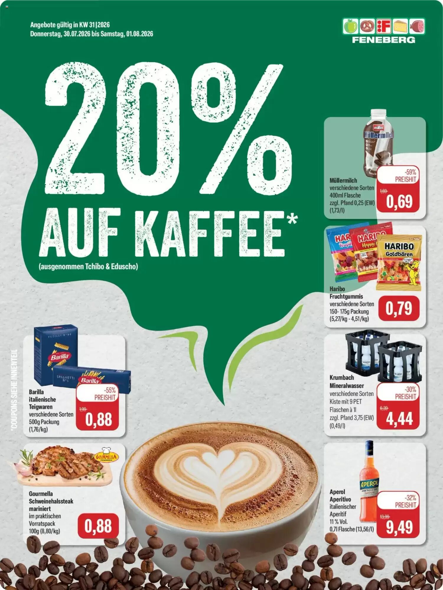 Feneberg Prospekt (ab 30.07.2026) zum Blättern - Seite 1