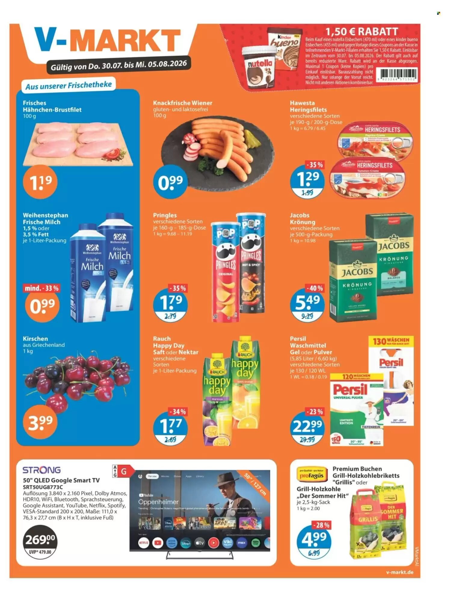 V Markt Prospekt (ab 30.07.2026) zum Blättern - Seite 1