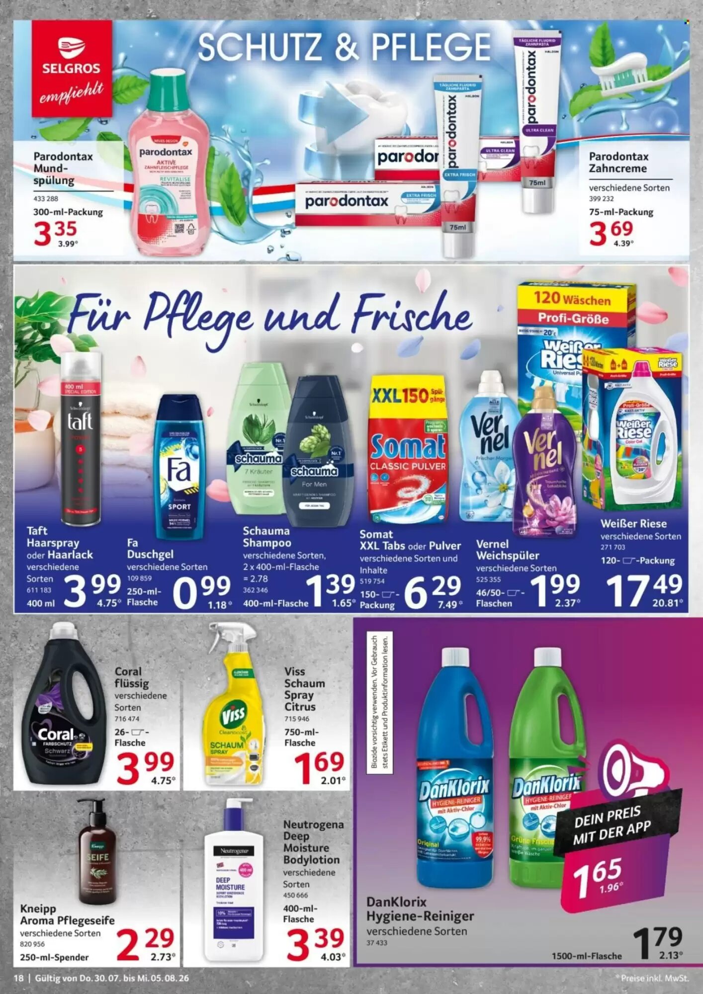 Selgros Prospekt (ab 30.07.2026) zum Blättern - Seite 18