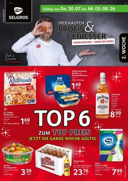 Selgros Prospekt (ab 30.07.2026) zum Blättern
