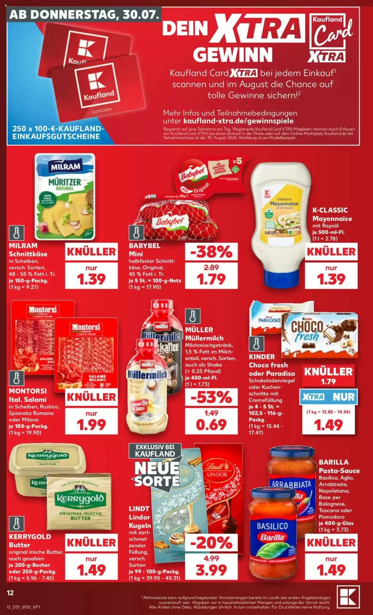Kaufland Prospekt (ab 30.07.2026) zum Blättern - Seite 12