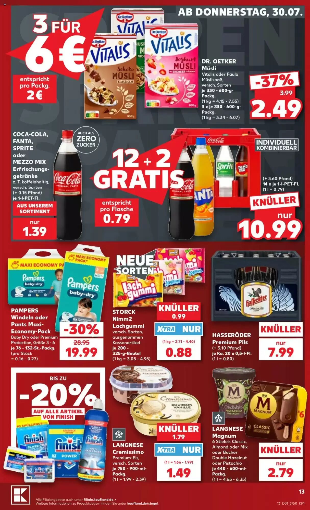 Kaufland Prospekt (ab 30.07.2026) zum Blättern - Seite 13