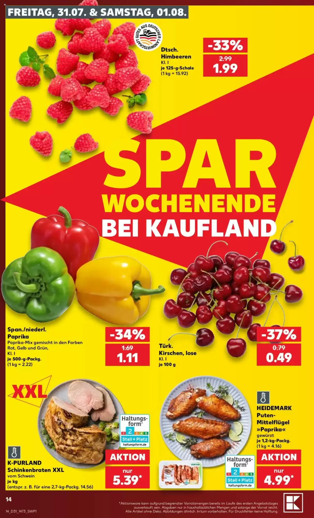 Kaufland Prospekt (ab 30.07.2026) zum Blättern - Seite 14