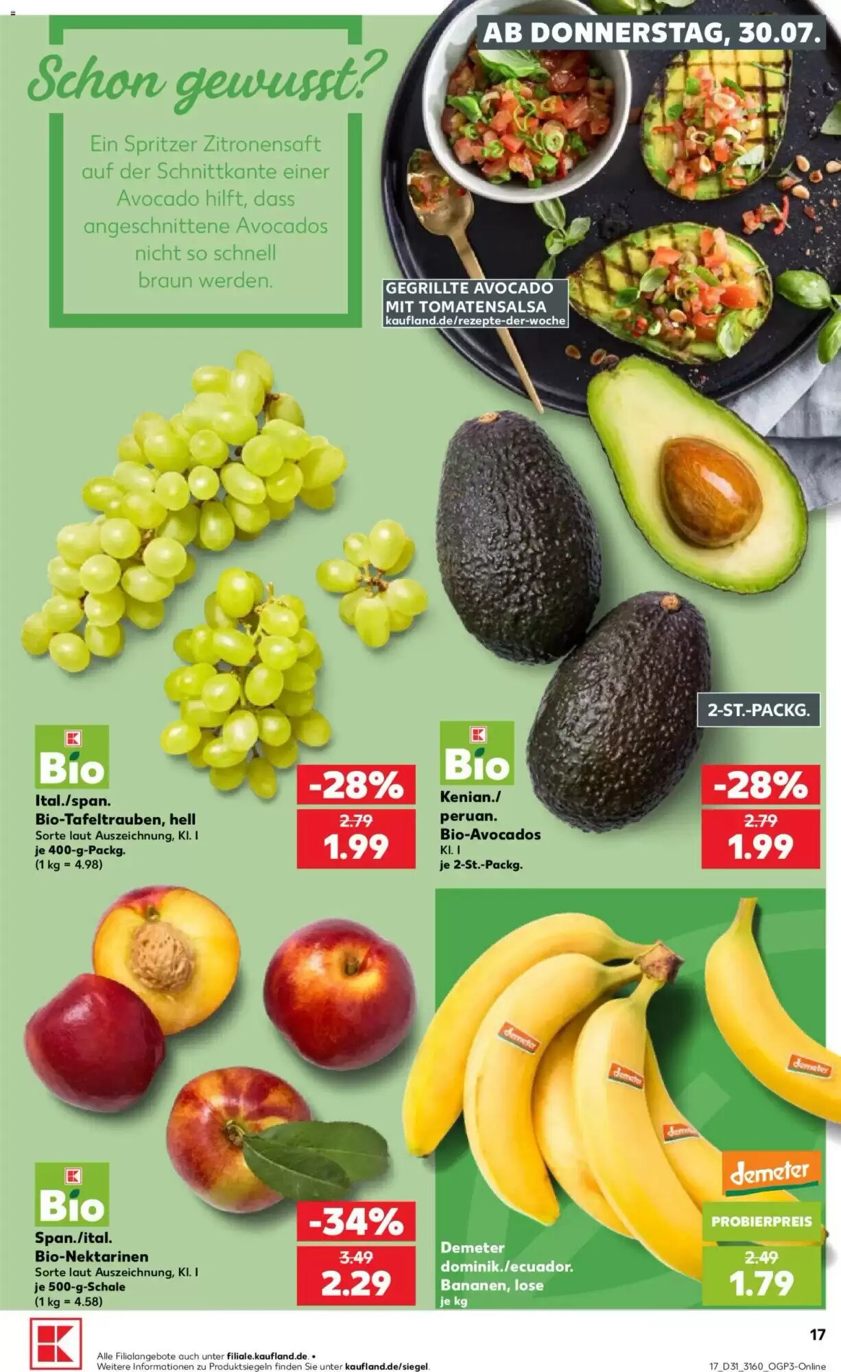 Kaufland Prospekt (ab 30.07.2026) zum Blättern - Seite 17