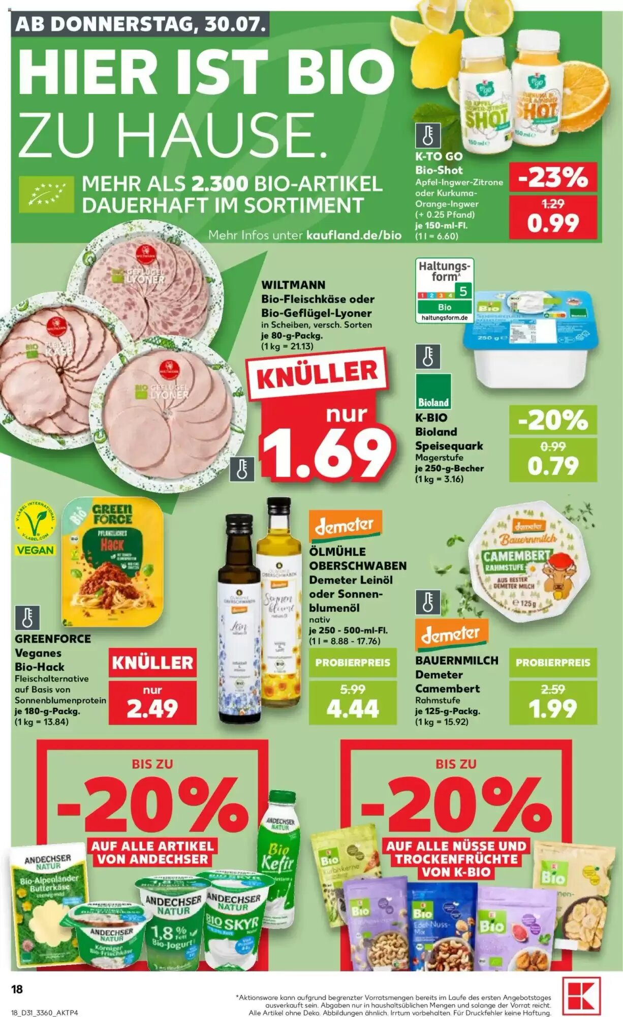 Kaufland Prospekt (ab 30.07.2026) zum Blättern - Seite 18